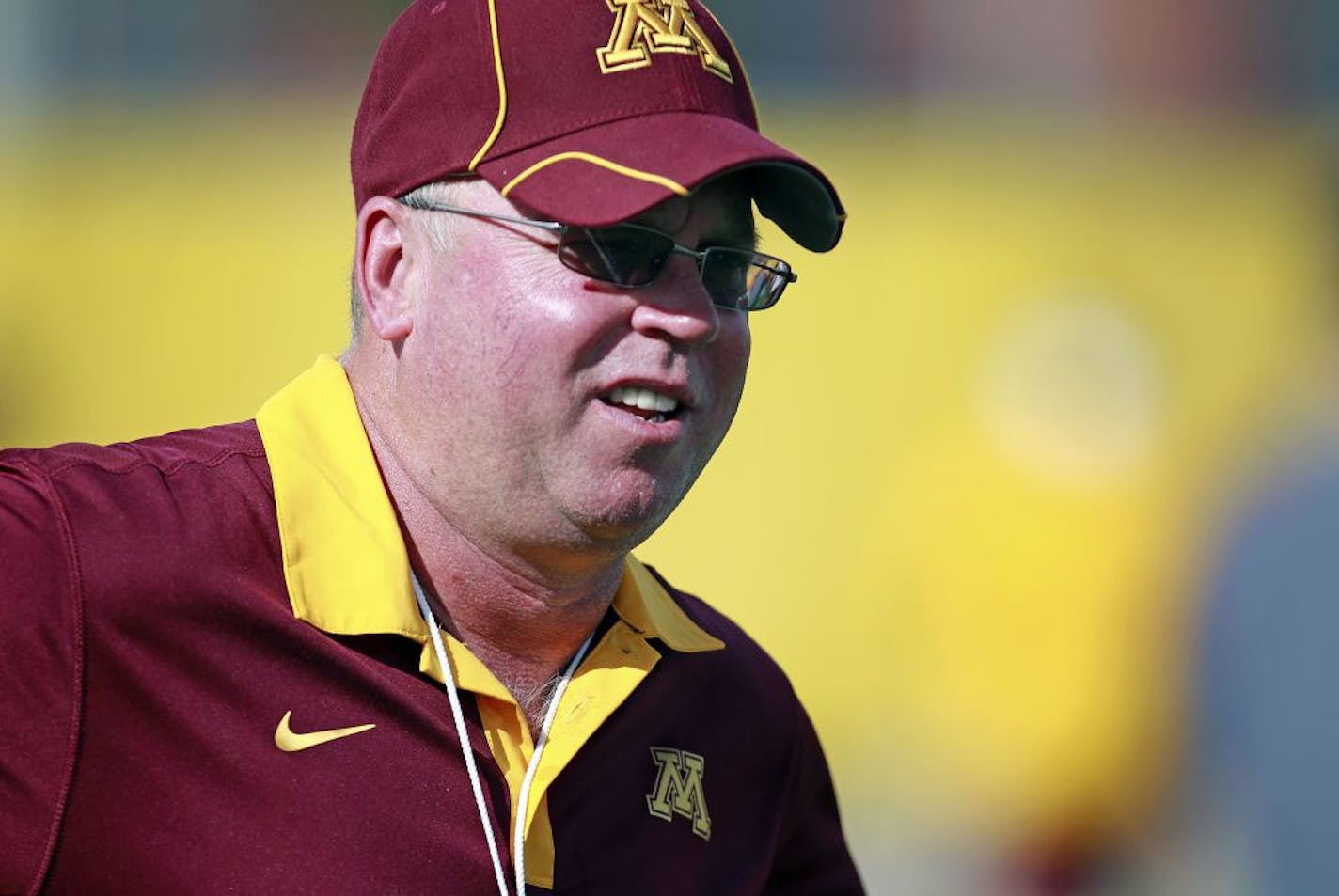 University of Minnesota head football coach Jerry Kill.