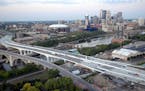 First light on the Interstate 35W bridge as it reopened on September 18, 2008.