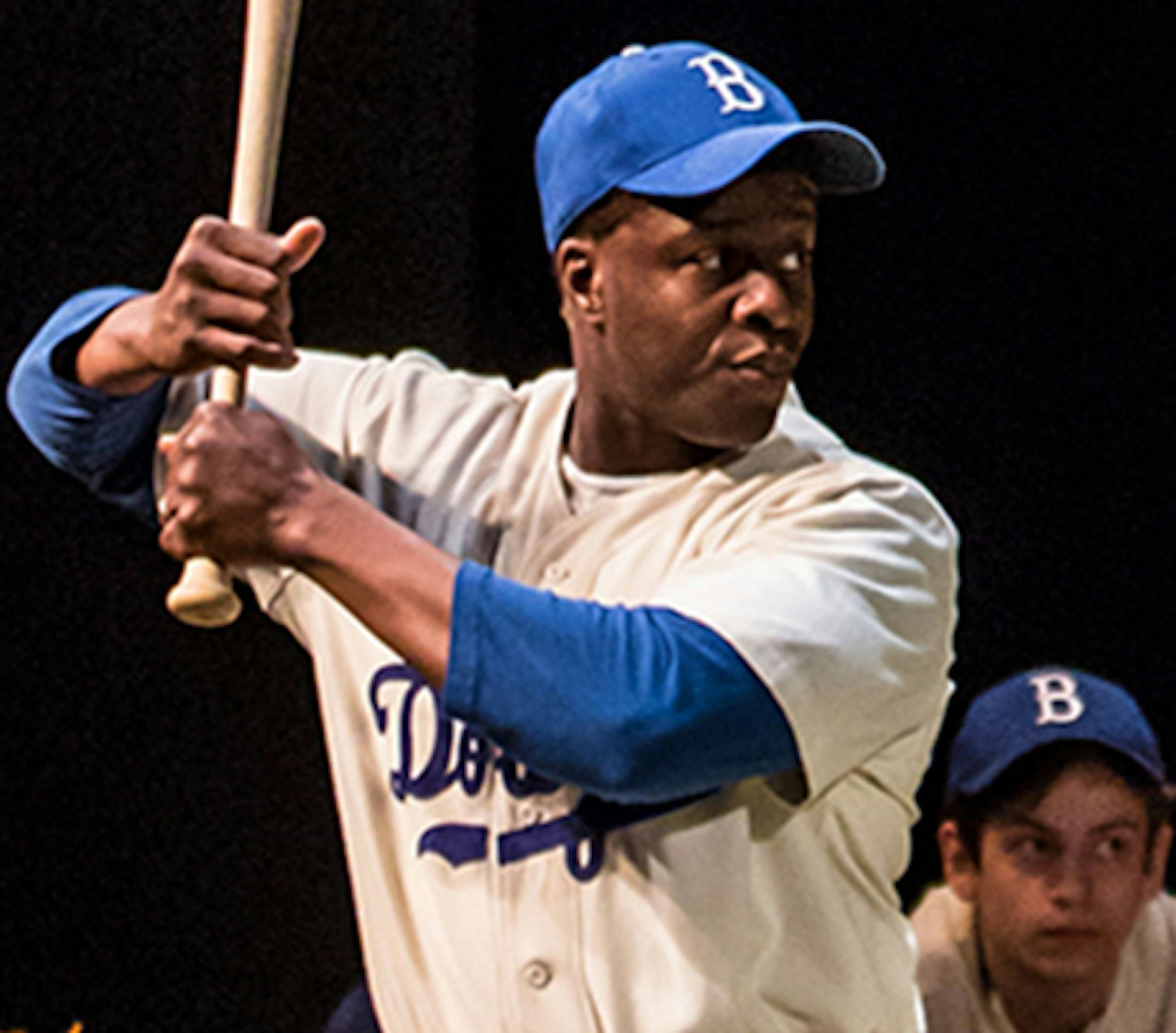 Photo by Dan Norman Ansa Akyea as Jackie Robinson in "Jackie and Me" at Children's Theatre. ORG XMIT: MIN1303151815170174