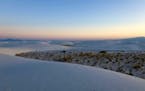 White Sands National Park is home to the world's largest gypsum dune field.