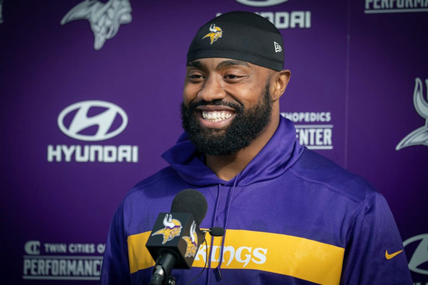 Everson Griffen. (Elizabeth Flores/Minneapolis Star Tribune/TNS) ORG XMIT: 25161177W