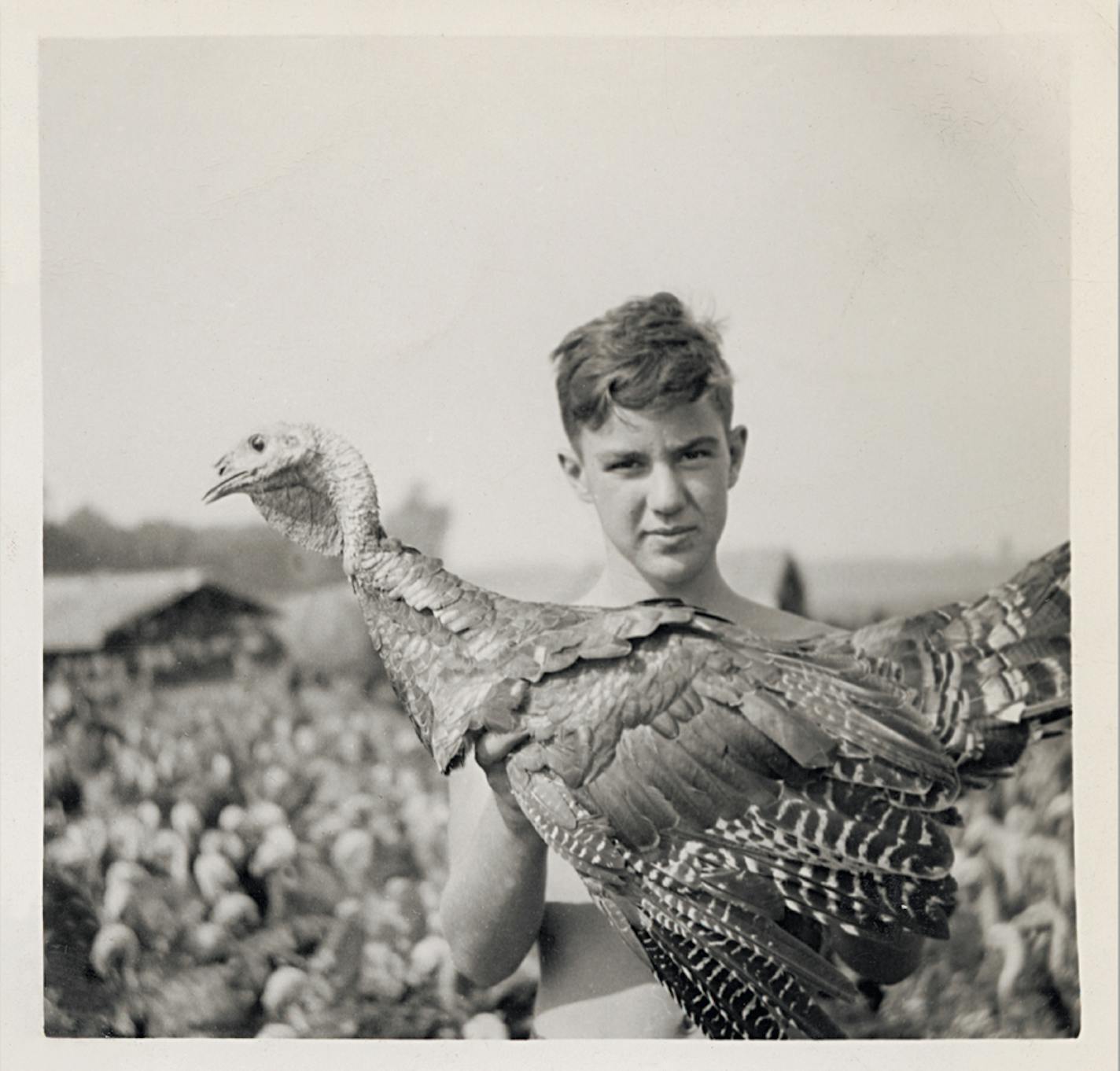 Gerald Rauenhorst as a young poultry farmer in 1940. Provided photo