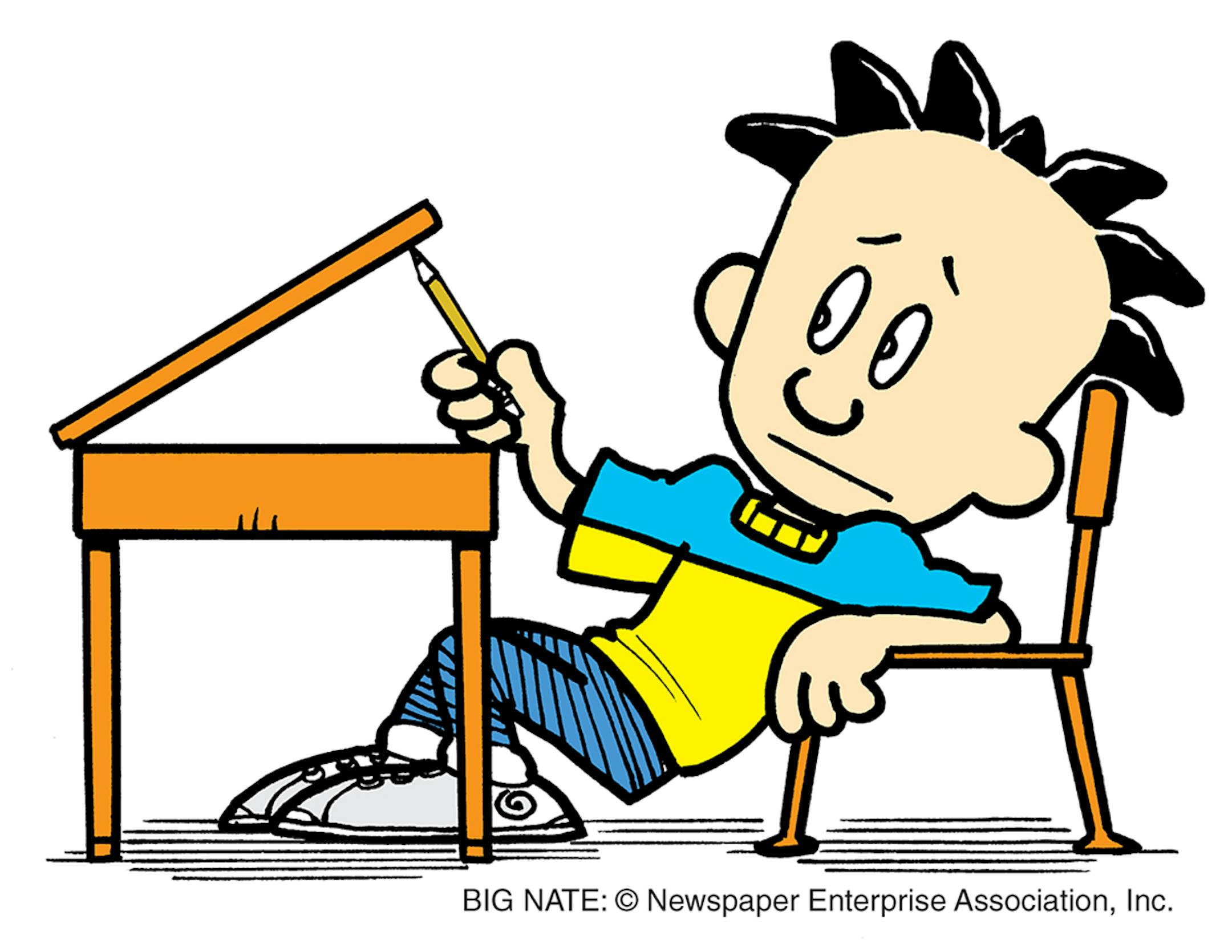 Nate, of the "Big Nate" comic strip. Provided