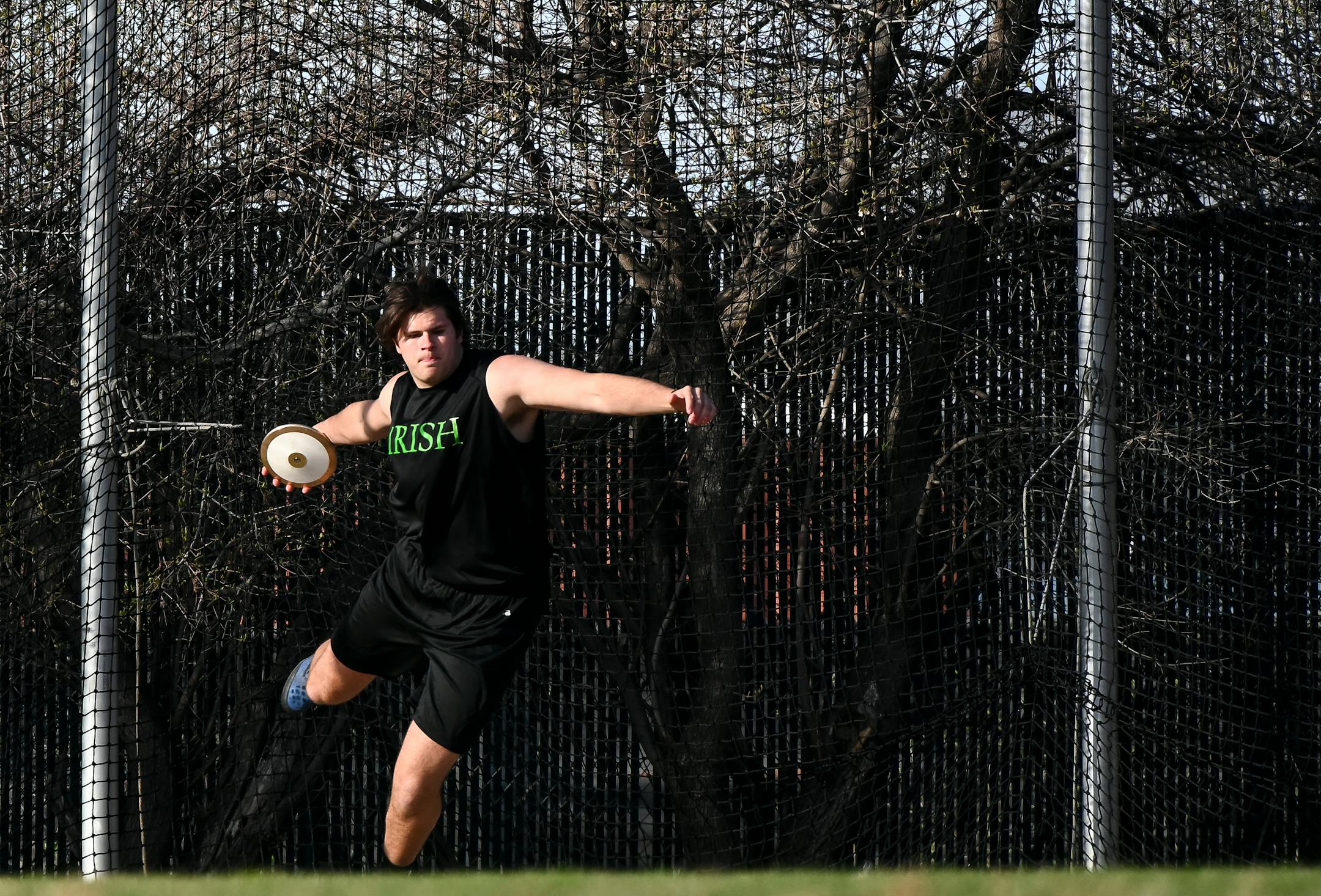 Maxwell Otterdahl, of Rosemount, set a meet record in the discuss throw with a distance of 181Õ, 2Ó. ] Aaron Lavinsky ¥ aaron.lavinsky@startribune.com The Hamline Elite track meet was held Friday, April 26, 2019 at Klas Field in St. Paul, Minn.