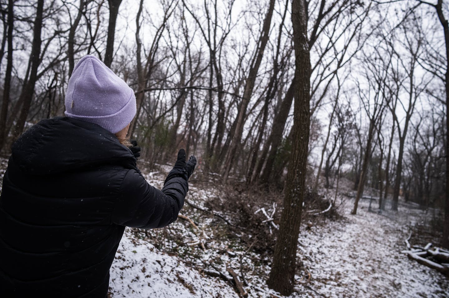 Vanessa Dayton wanted to build a house in the Bryn Mawr woods. Then the neighbors found out.