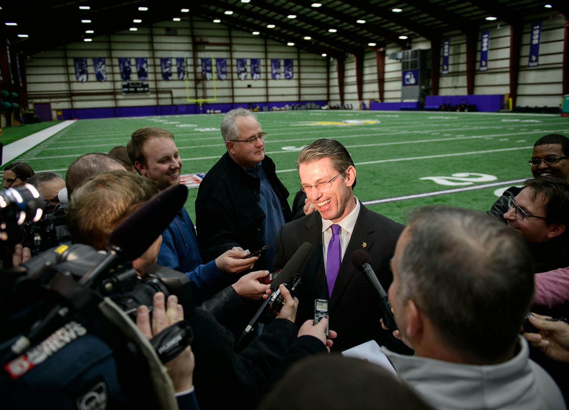 Vikings GM Rick Spielman is used to being boxed in by the media, as he was Jan. 17 after Mike Zimmer was introduced as the new coach. But Spielman said he won&#x2019;t be boxed in at drafting a quarterback if there is a significant player at another position available.