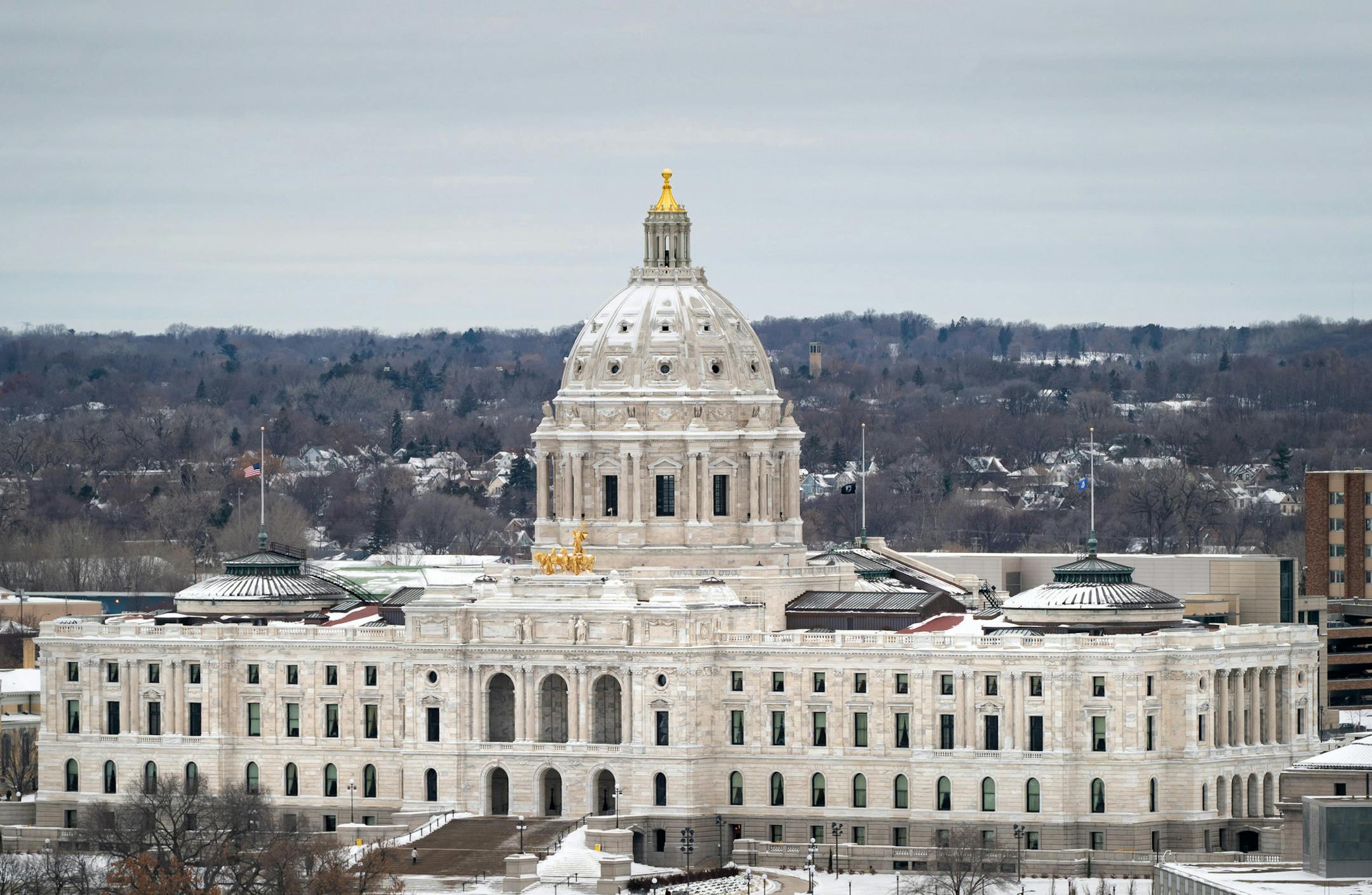 The Minnesota State Capitol as seen from downtown St. Paul. ] GLEN STUBBE • glen.stubbe@startribune.com Monday, December 3, 2018 EDS, available for any appropriate use.