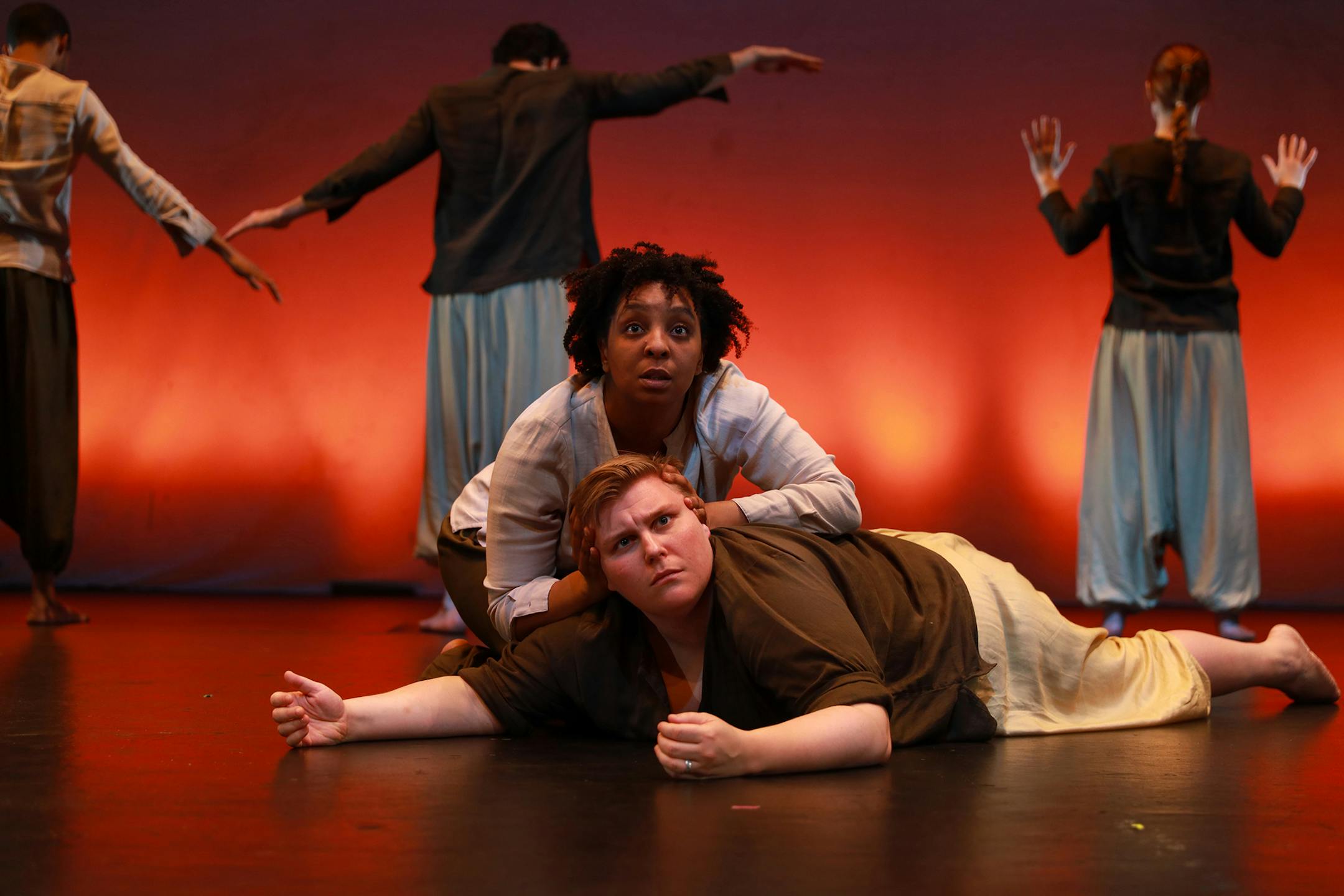 Nick Schroepfer photo credit
Vinecia Coleman, above, and Allison Witham in “After The Fires” from Transatlantic Love Affair.