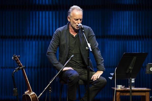 Pop icon Sting gave a sneak peak of "The Last Ship," his Broadway show at the Ordway.