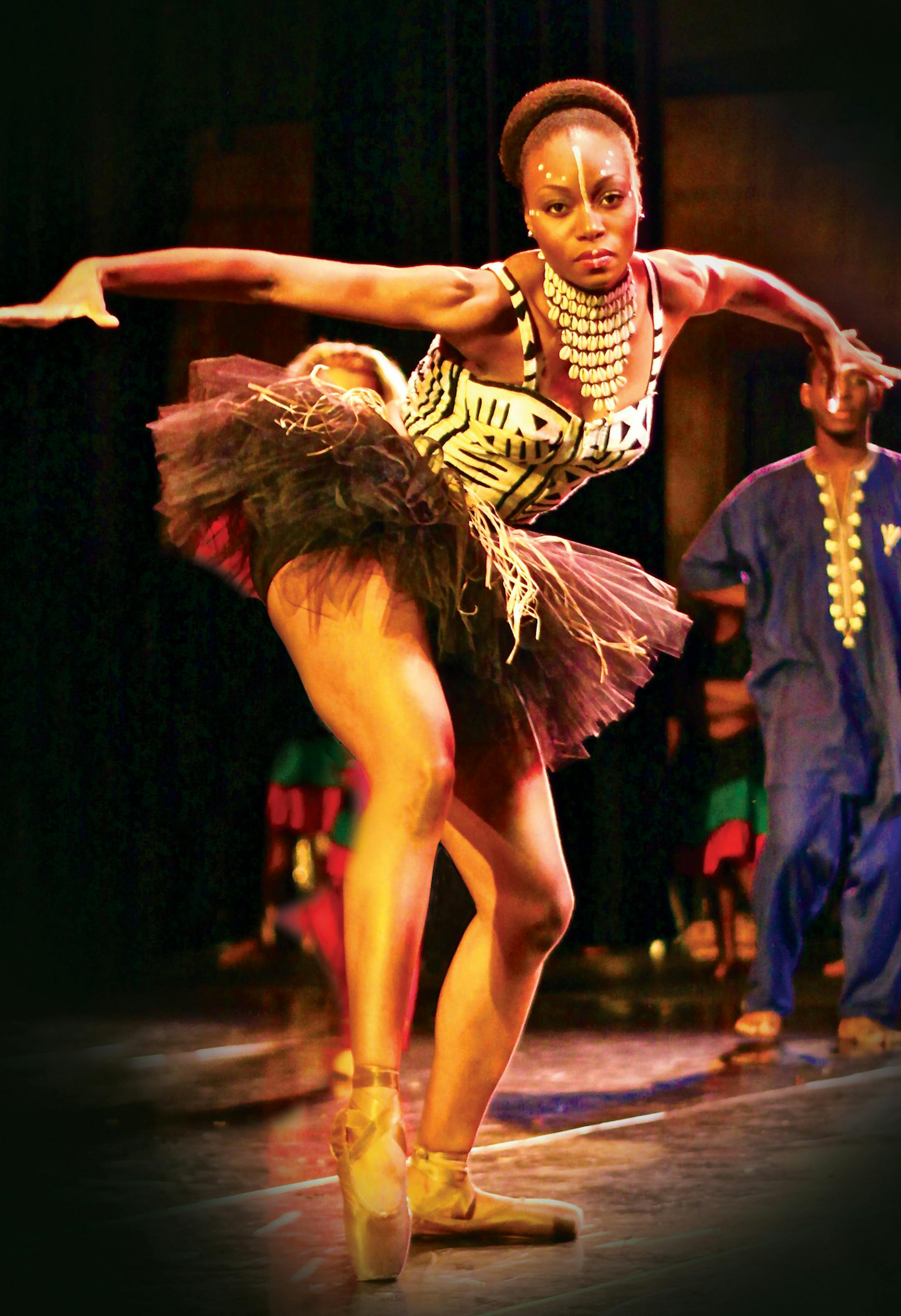 A dancer from Lula Washington Dance Theatre.