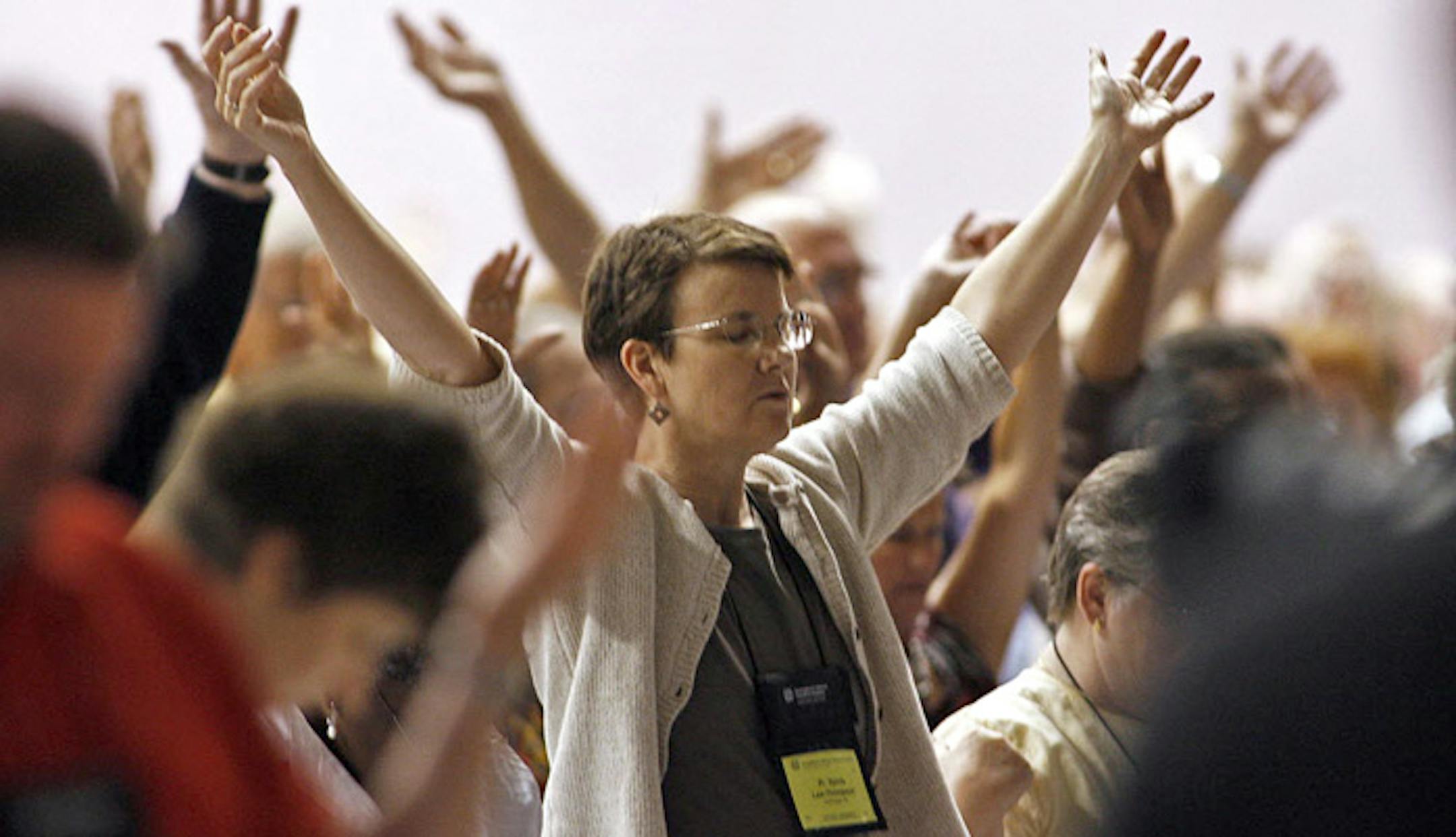 ELCA members prayed for guidance.