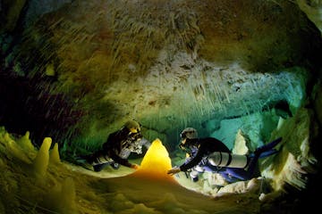 "Ancient Caves" was filmed with a shoebox-sized digital camera.