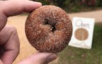 Apple cider doughnut from Sweetland Orchard.