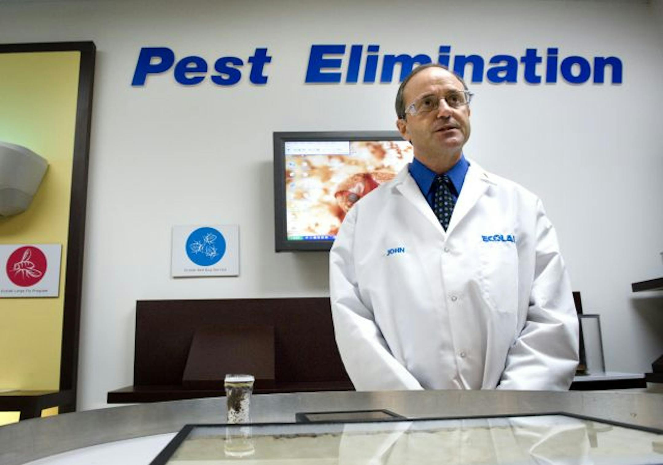 Dr. John Barcay, an Ecolab senior scientist.