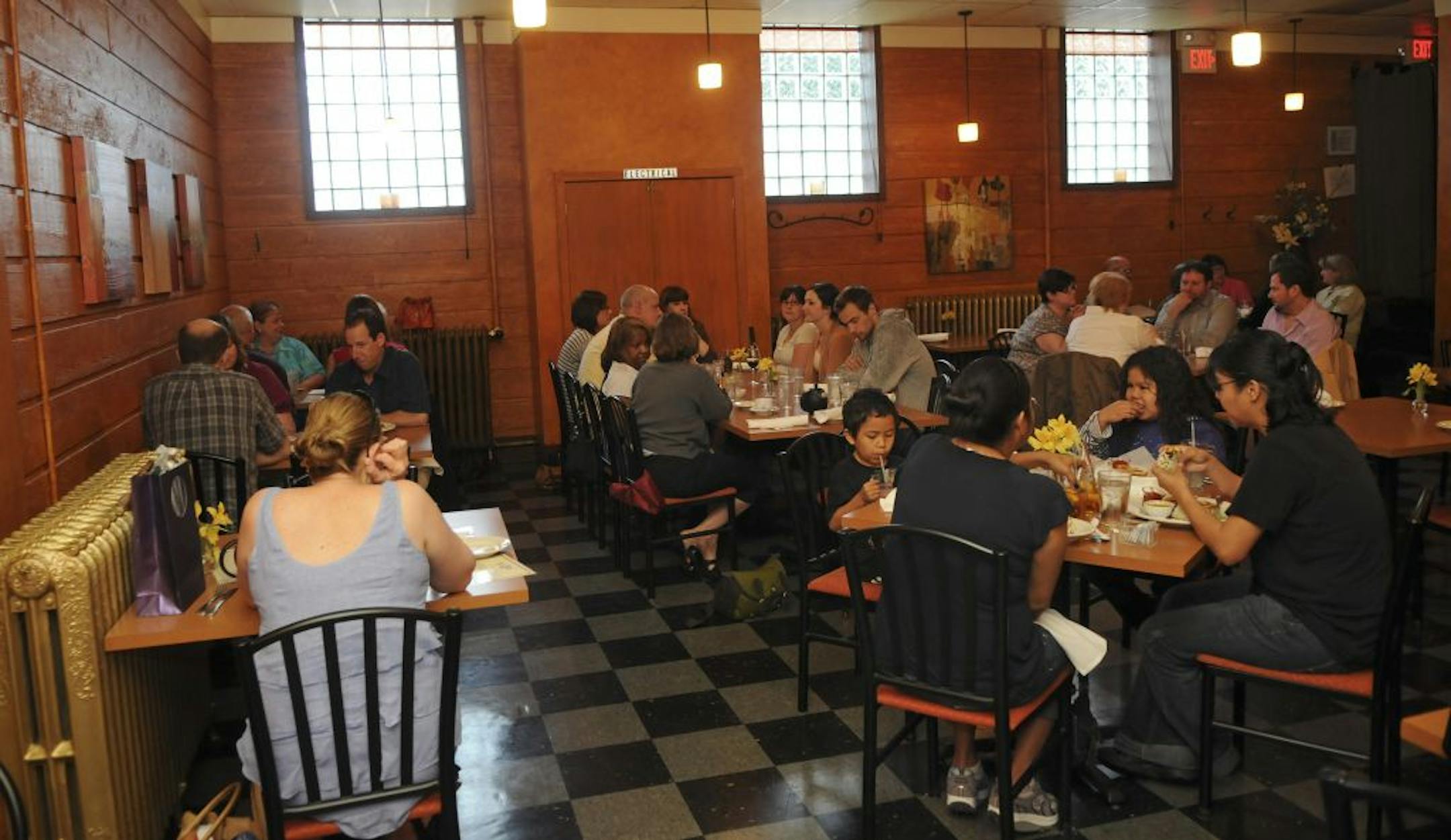 Kafe 421 is one of the finest dining spots in Dinkytown and features Mediterranean food. They were serving lunch to a full house on Friday July 15 2011 in Minneapolis, Minn.