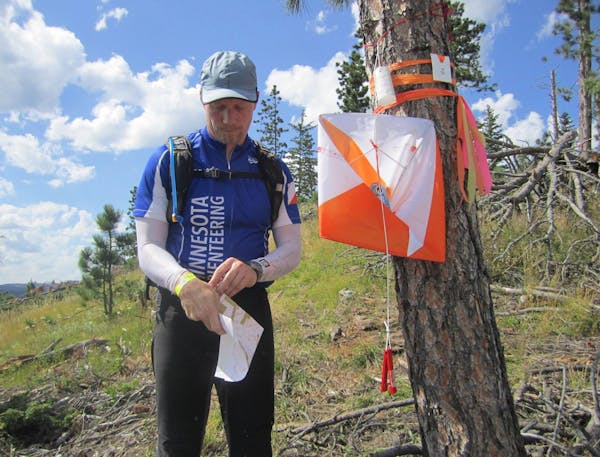 Pete Wentzel competed on a two-person team in the orienteering 24-hour world championships in South Dakota. ORG XMIT: tGGefFi_fBvA5cNmd4XD