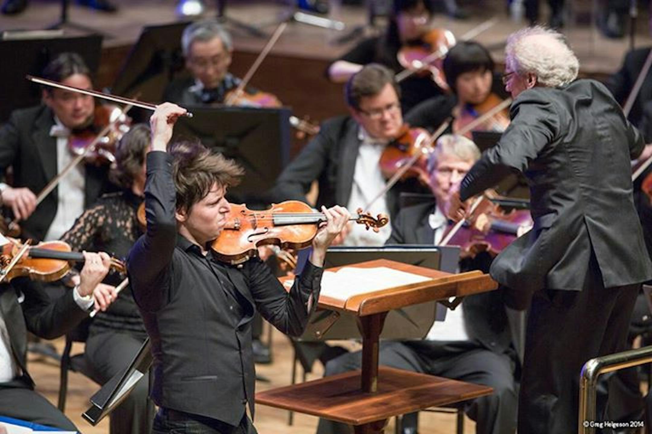 Violinist Joshua Bell performs Lalo's "Symphonie espagnole" on Tuesday night with the Minnesota Orchestra, with Osmo Vänskä conducting.