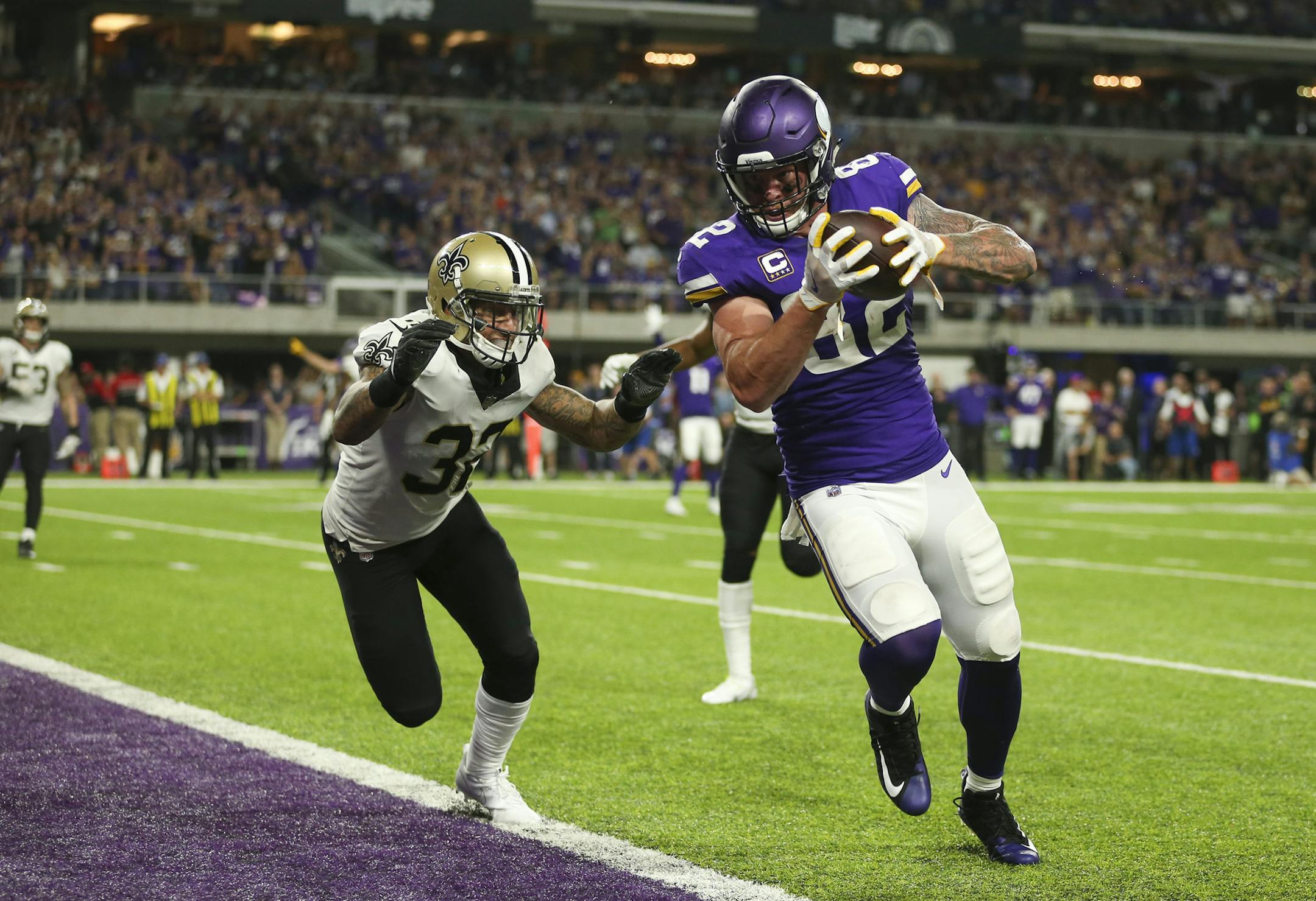 Minnesota Vikings tight end Kyle Rudolph