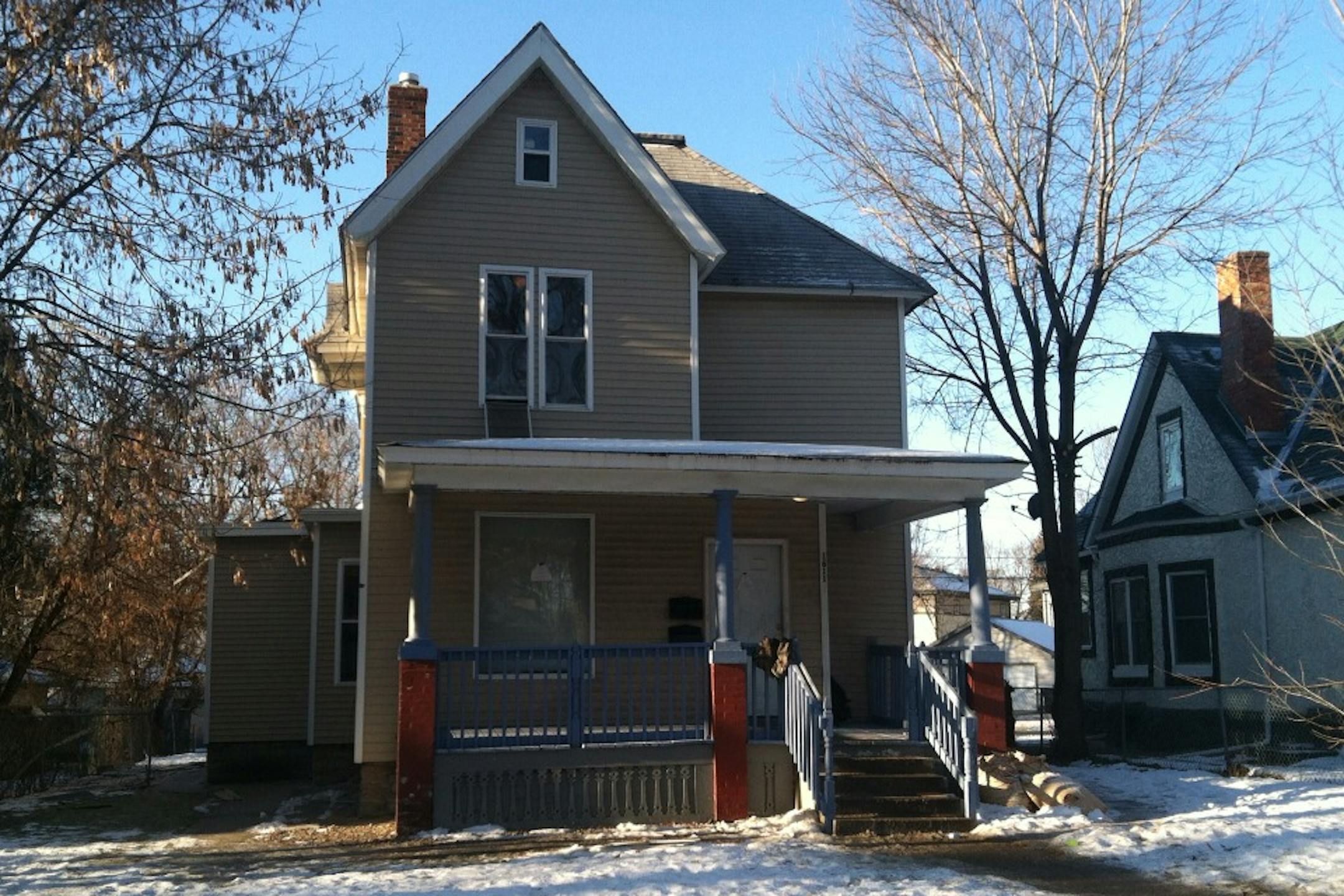 A fire in a duplex on the 1600 block of Hillside Ave. N. in Minneapolis displaced 24 people. The damage to the outside is minimal but inside was heavily damaged.