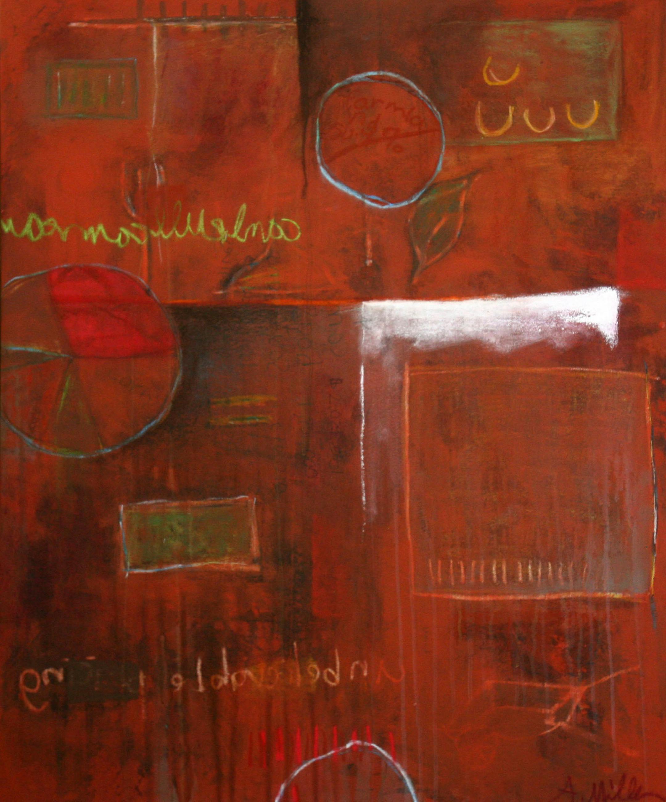 Art by Andrea Miller Fazendin for the EcoArt Show at Vesper College.