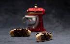 Dark Chocolate Fig Rolls with Mocha Ganache by Elizabeth Davis of Wayzata.
