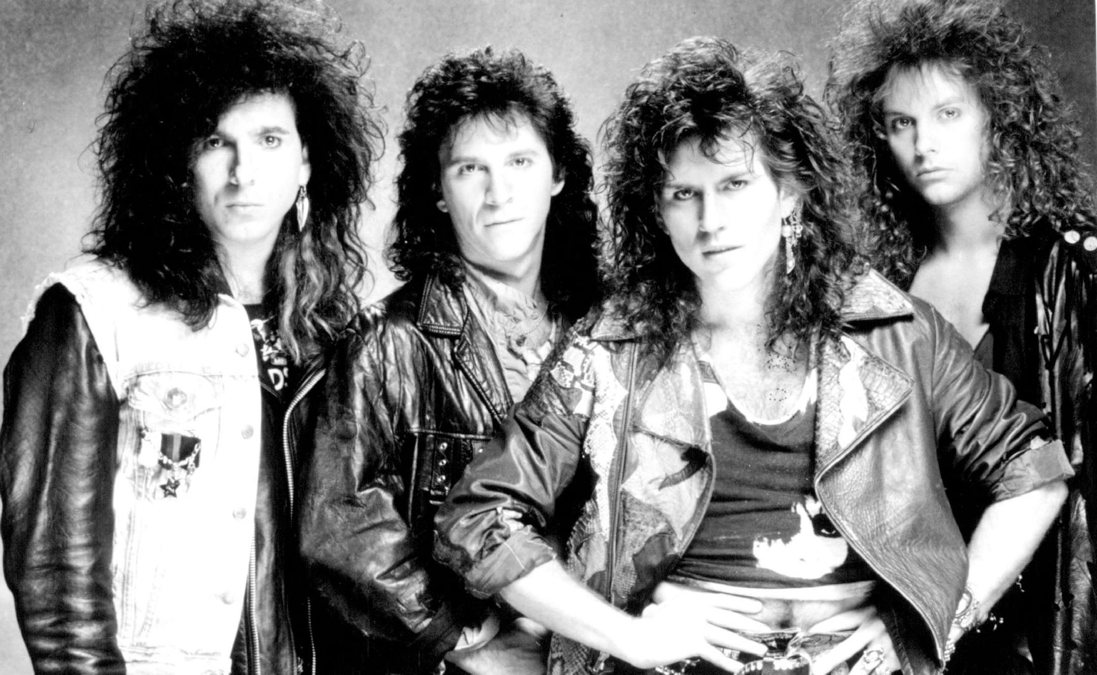 Kip Winger, second from right, with his namesake band circa 1988.