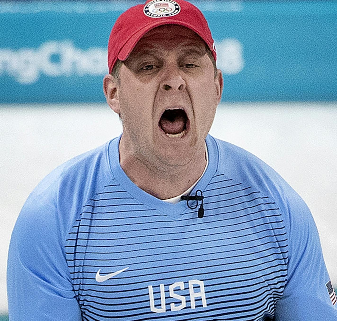 Team skip John Shuster