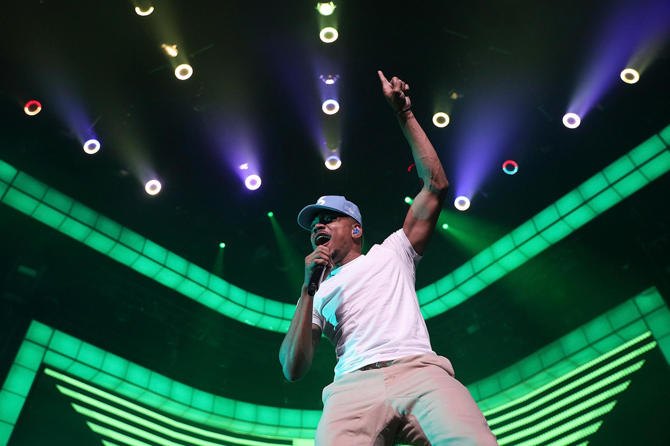 Chance the Rapper performed Friday at the Xcel Center.