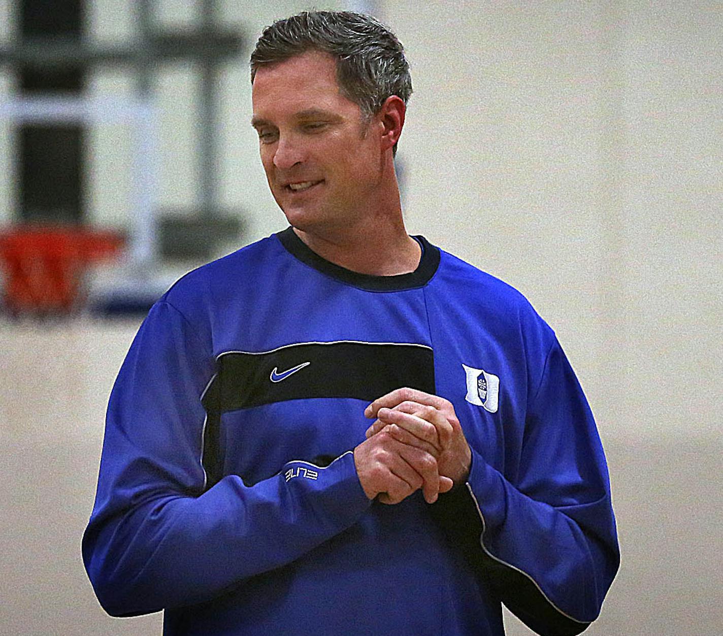 Christian Laettner was introduced to the young athletes. ] JIM GEHRZ &#x2022; james.gehrz@startribune.com / Plymouth, MN / March 21, 2015 /9:00 AM &#x2013; BACKGROUND INFORMATION: Former college and NBA basketball player Christian Laettner participated in a Timberwolves Basketball Academy Wayzata East Middle School in Plymouth.