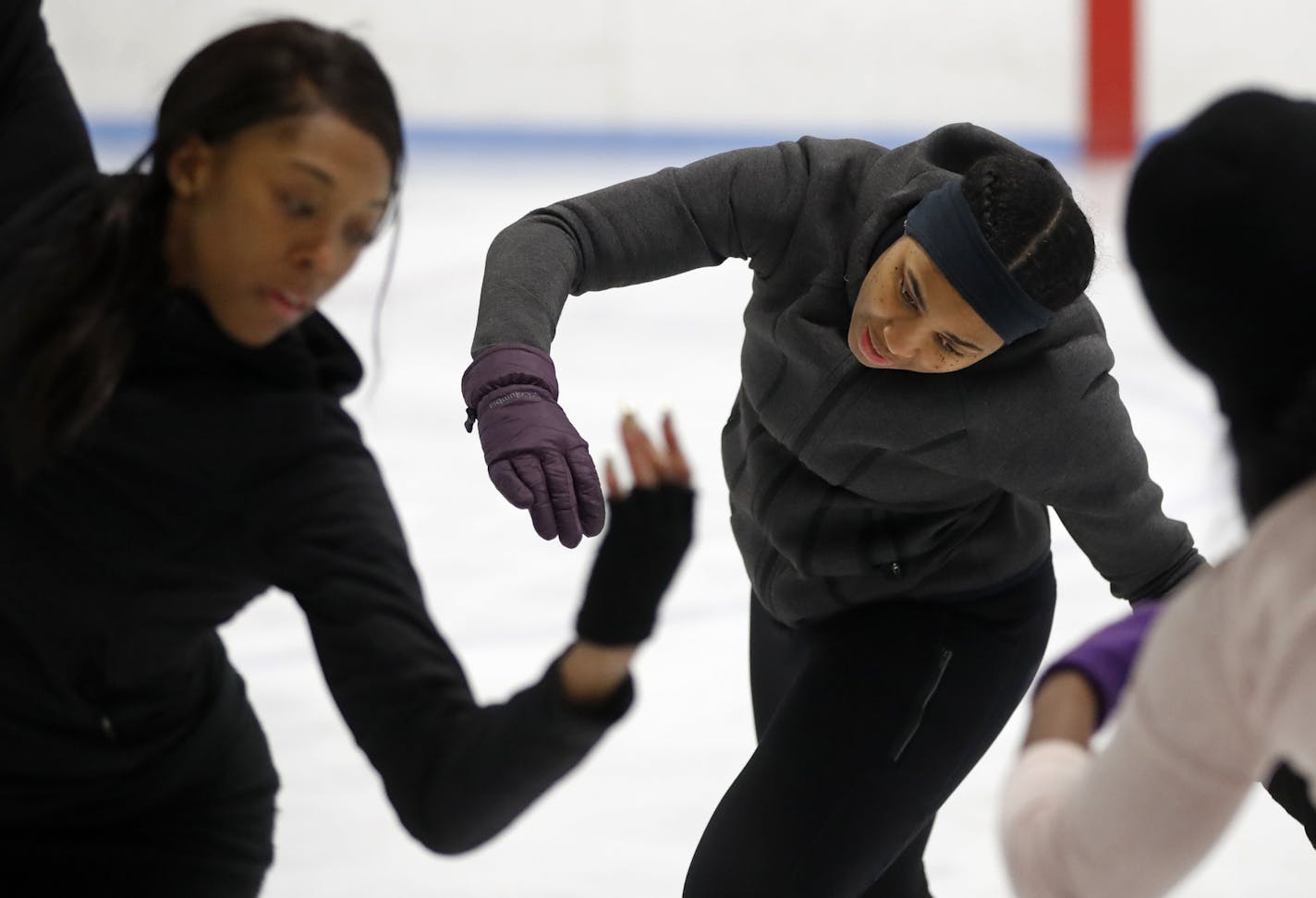 L to R Mariyah Gerber, and artistic director Deneane Richburg work together on a sequence. ] Like many Minnesotans, Deneane Richburg grew up ice skating. Unlike many figure skaters, she's black. Her experience in the rink inspired her to invite more people of color onto the ice. After an injury, she focused on dance. Soon, dancing and skating intertwined, and she founded Brownbody.RICHARD TSONG-TAATARII &#xa5; richard.tsong-taatarii@startribune.com