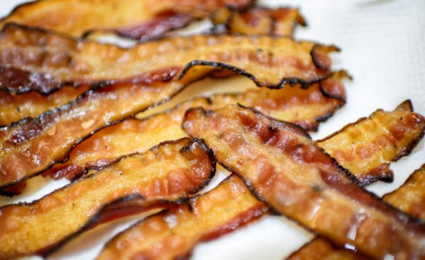 HORMEL BACON 1 Perfectly Cooked Bacon is a new food service product from Hormel. ] GLEN STUBBE * gstubbe@startribune.com Tuesday September 15, 2015 Ta