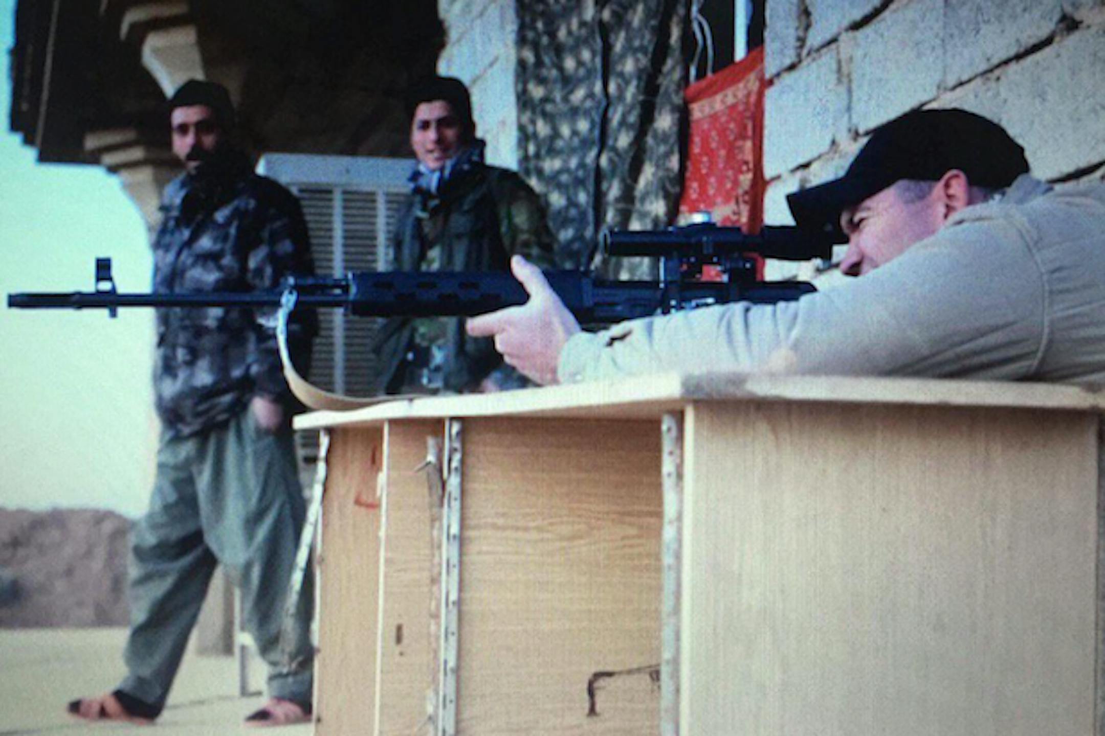 TheBlaze foreign affairs correspondent Jason Buttrill was reporting from the Mosul offensive in Iraq on Thursday when he posted this image claiming to have shot at ISIS.