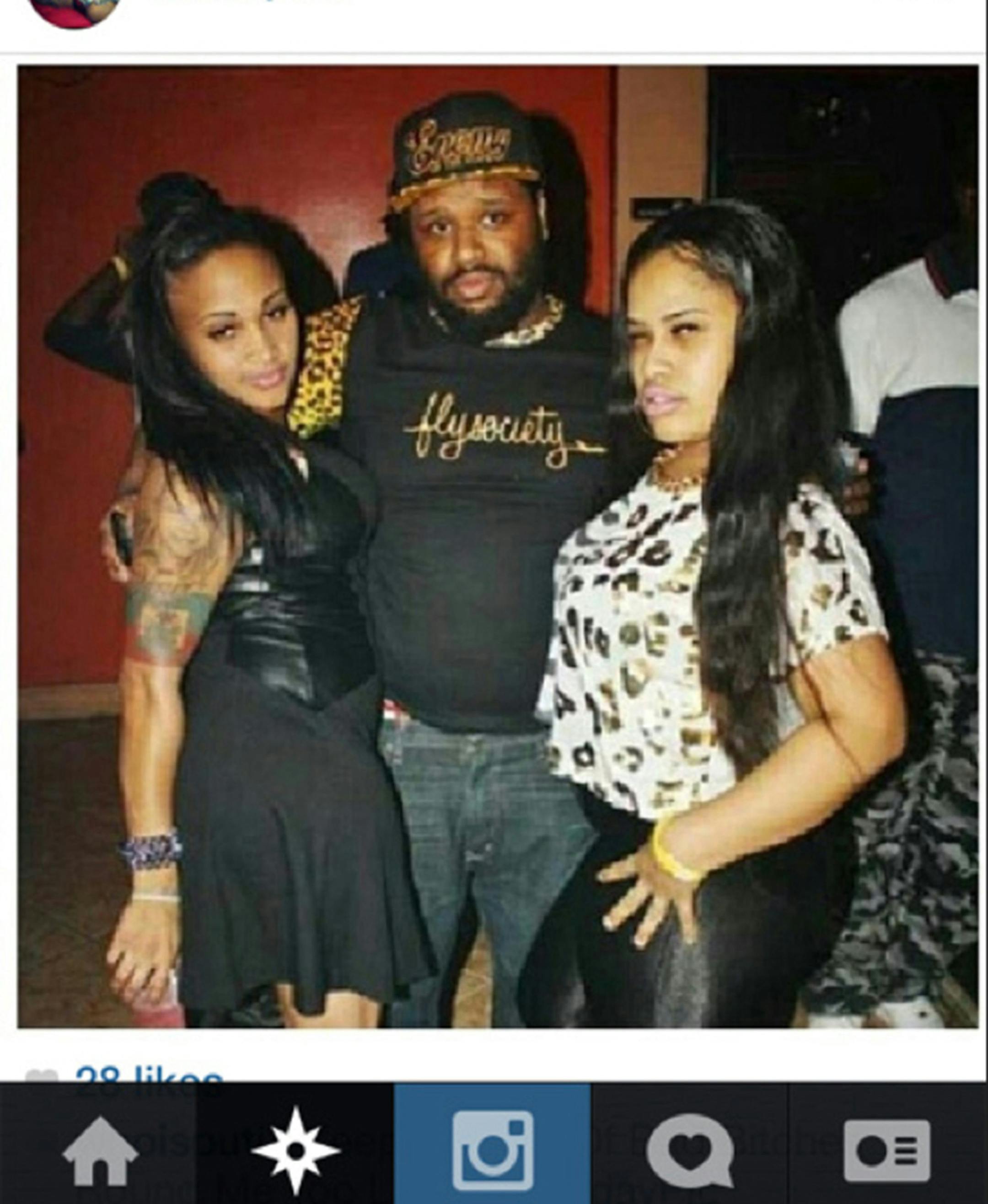 In this Instagram photo, serial shoplifter Leroy Minnis wore a distinct T-shirt that matched one depicted in a theft from a South Miami clothing store. He is now in prison. (Handout)