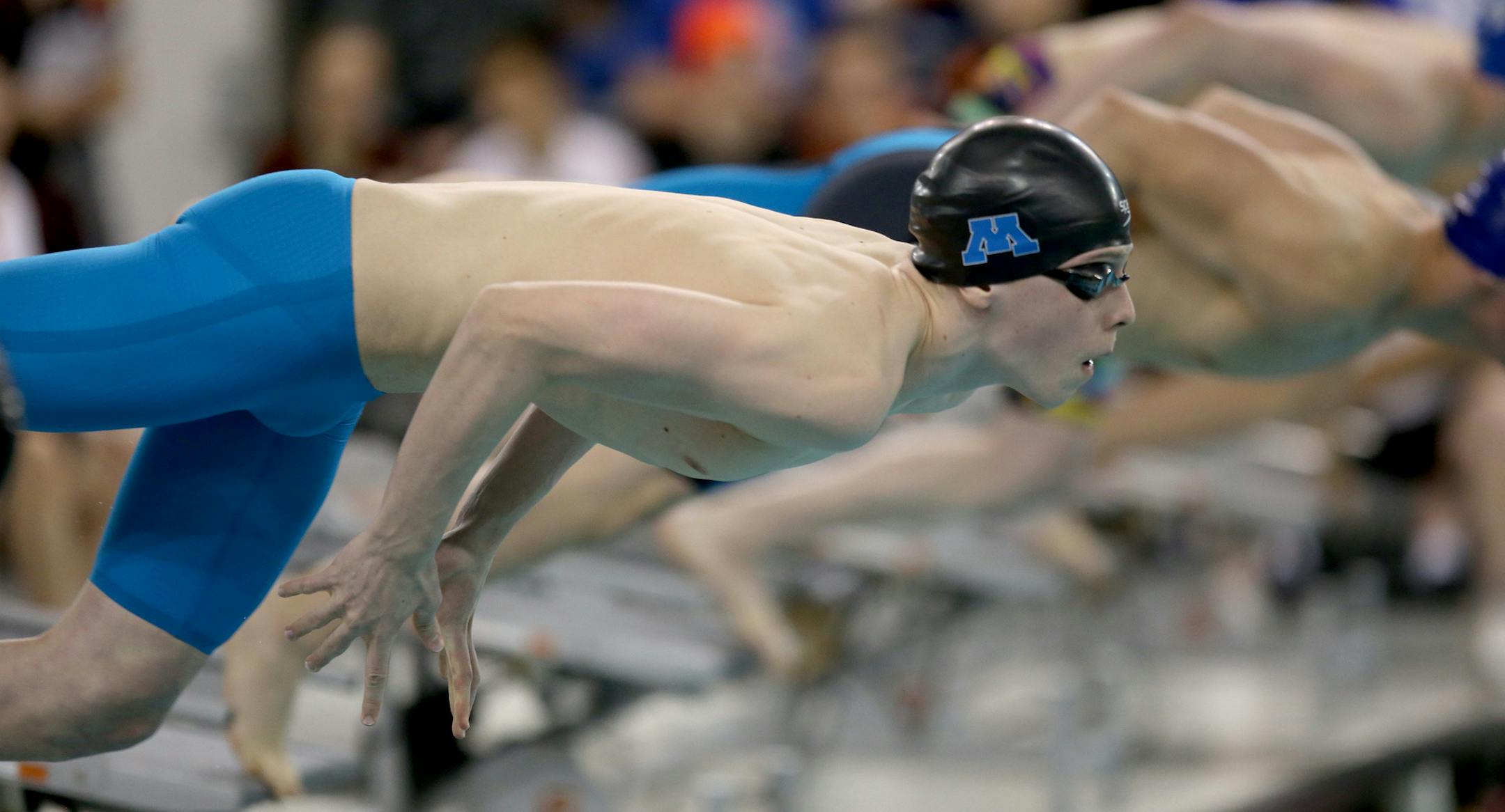 Minnetonka junior Sam Schilling is one of the state’s top freestylers. He was first in the 200 and 500 freestyle at state a year ago.