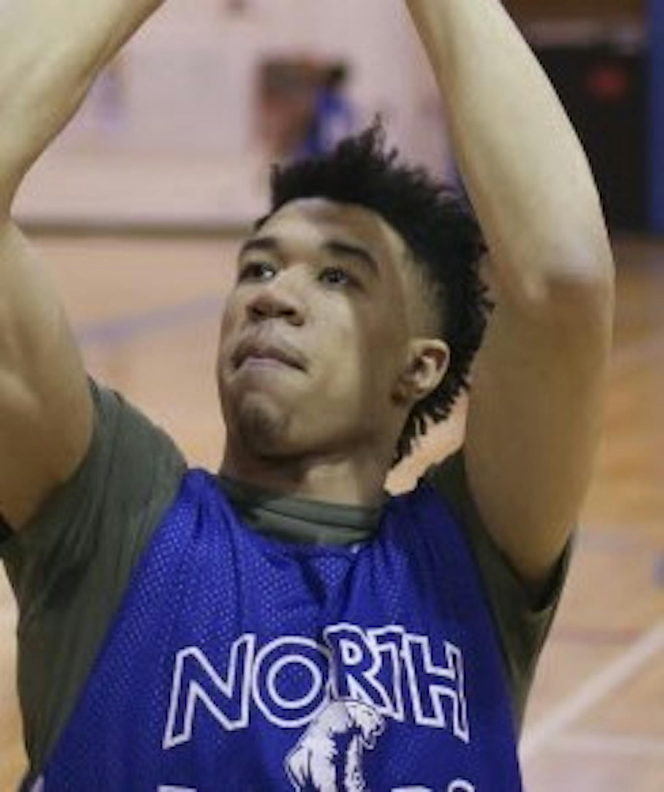 Jamil Jackson Jr., Mpls. North boys basketball, sr., 2015-16