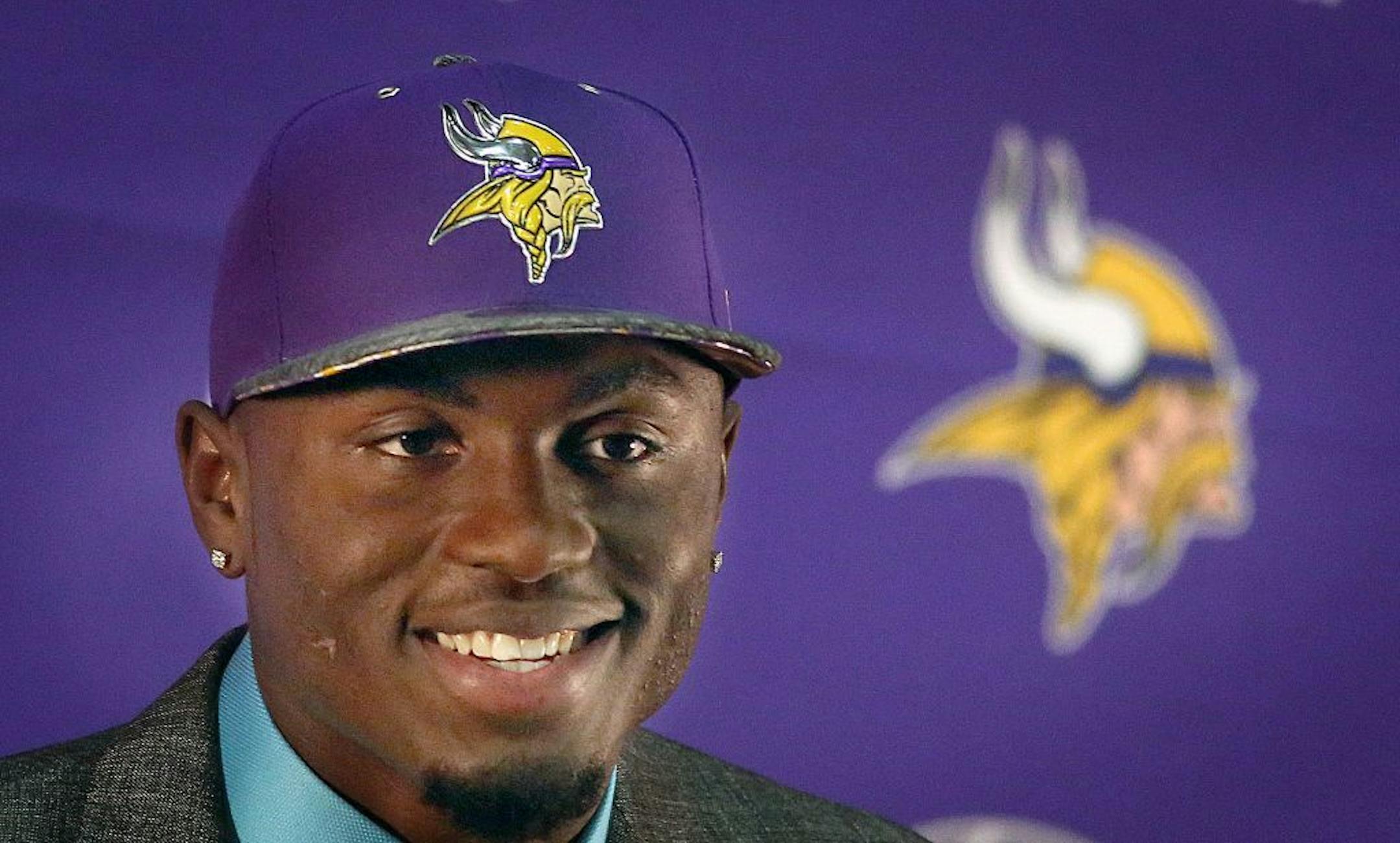 Vikings� first round draft pick Laquon Treadwell was introduced today at Winter Park.
