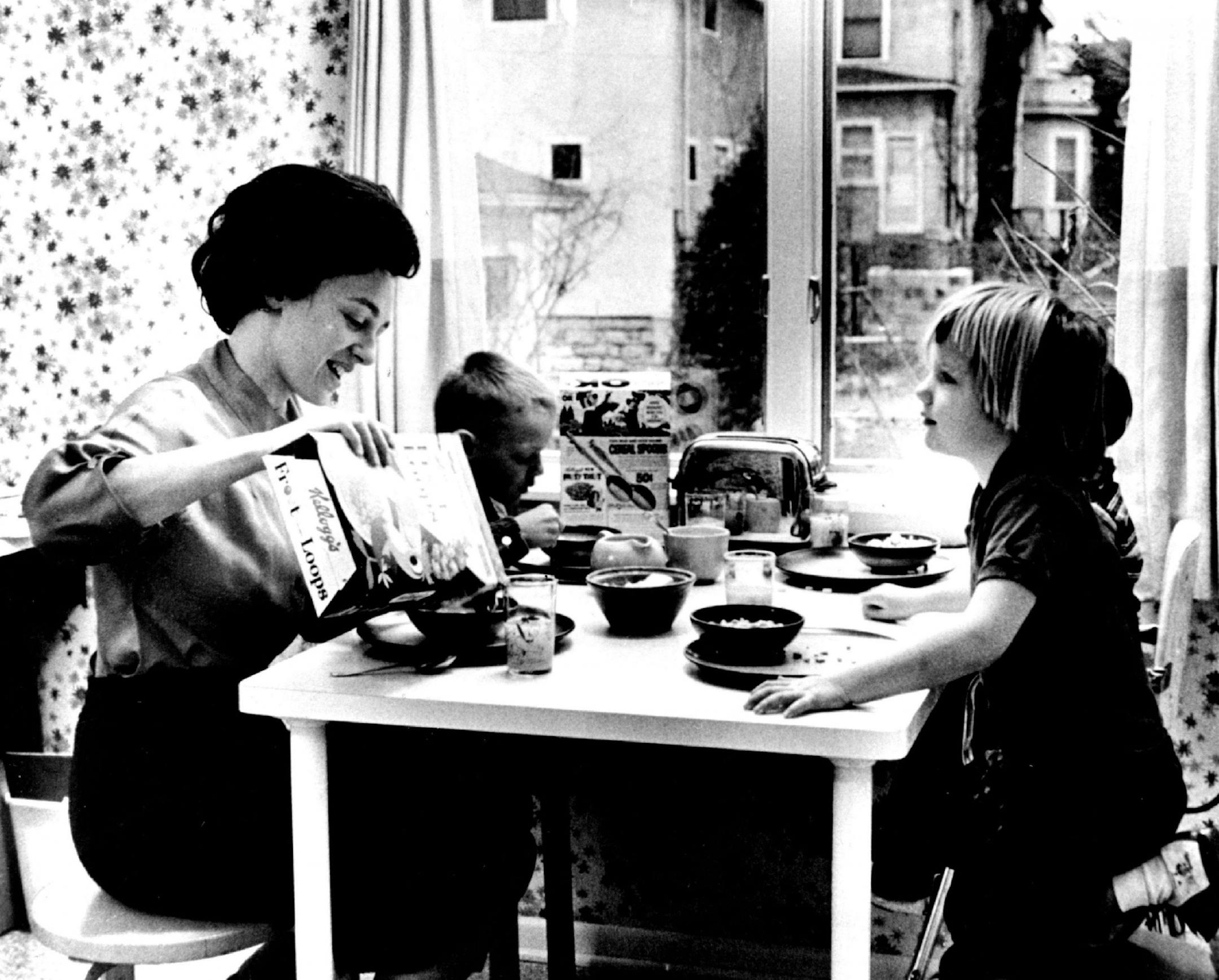 October 21, 1984 Joan Mondale served breakfast in November 1964. Duane Barley