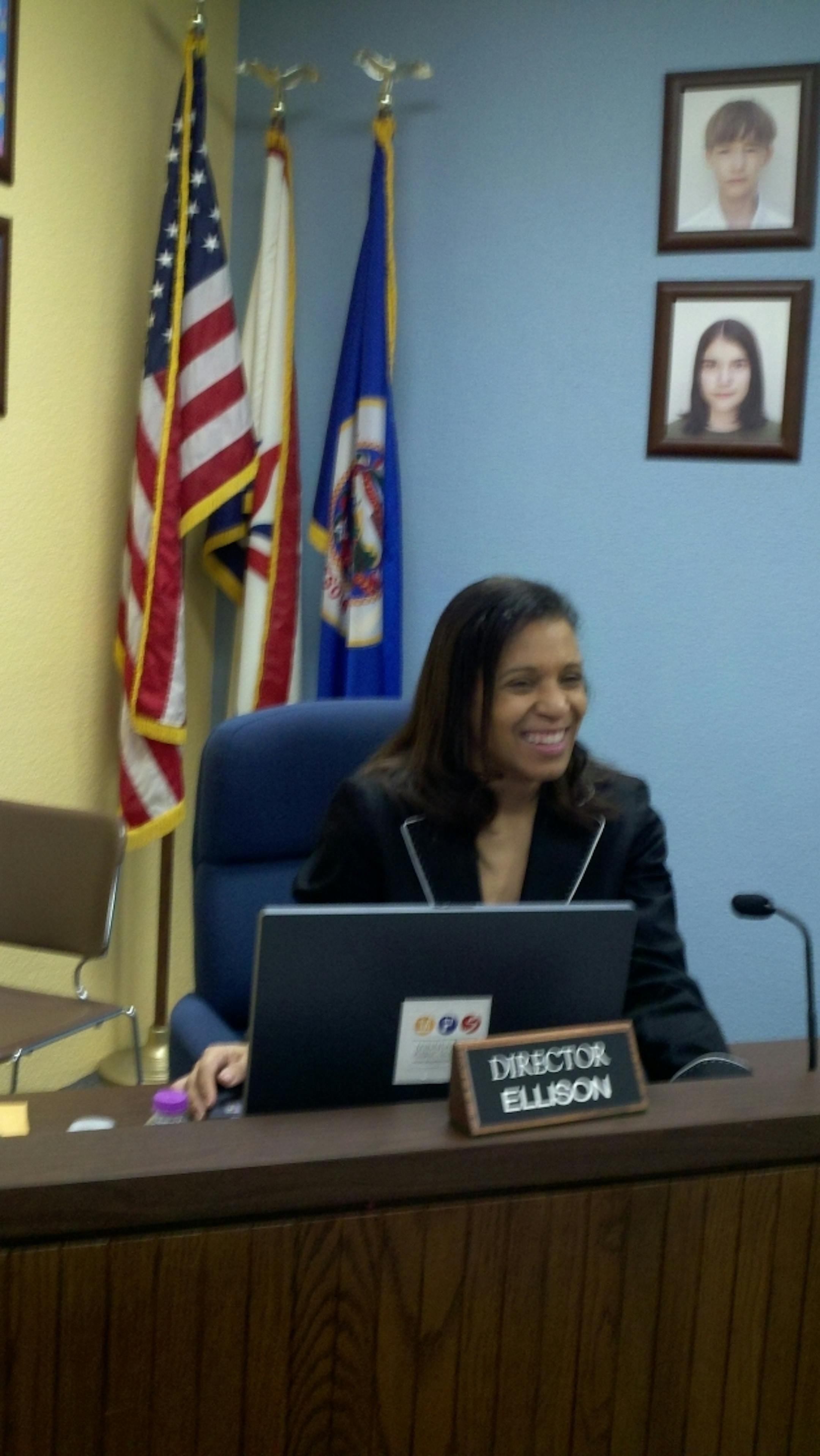 New school board member Kim Ellison