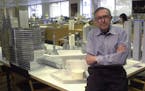 FILE -- The architect Cesar Pelli at his studio in New Haven, Conn., Oct. 11, 2004. Pelli, who designed some of the world&#x2019;s most recognizable b