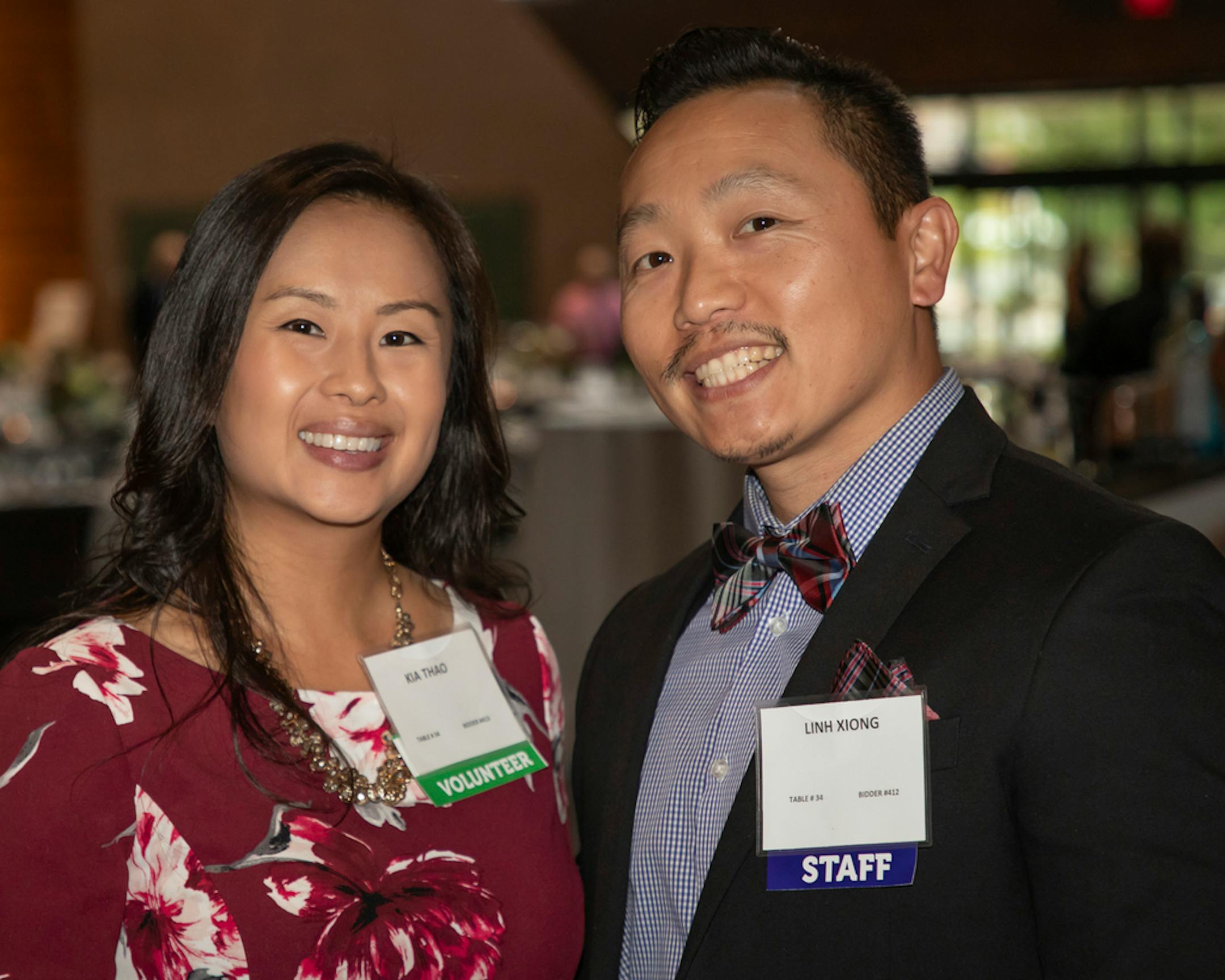 Kia Thao and Linh Xiong at the 2019 Hunger Bash.