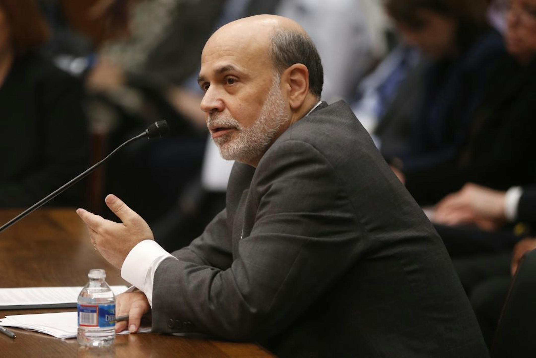 Chairman of the Federal Reserve Ben Bernanke testifies before the House Financial Services Committee on Capitol Hill in Washington, Wednesday, July 17, 2013.