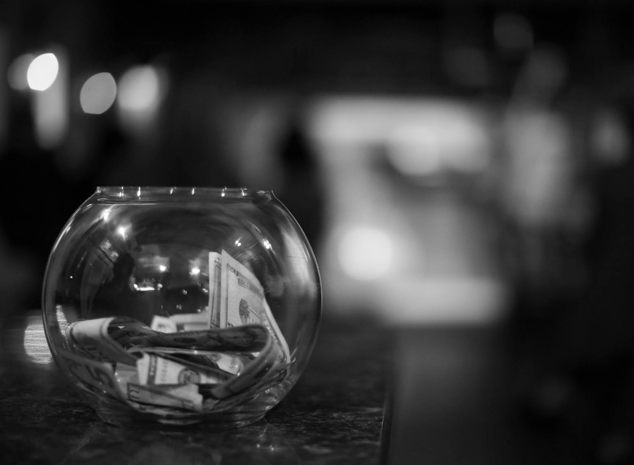 The jazz cover charge is deposited in a glass jar at the entrance to Khyber Pass