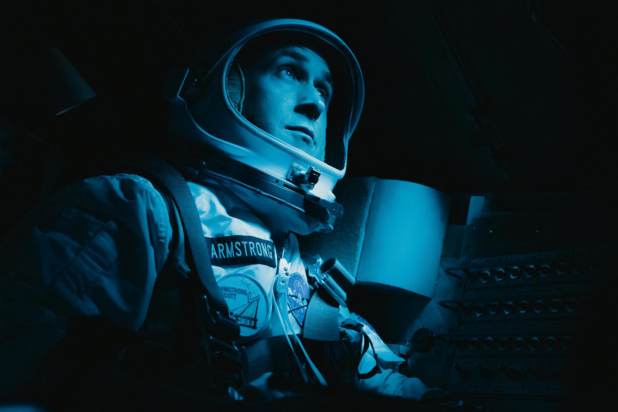 RYAN GOSLING as Neil Armstrong in "First Man," directed by OscarÆ-winning filmmaker Damien Chazelle ("La La Land").