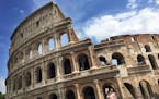 The Colosseum in Rome.