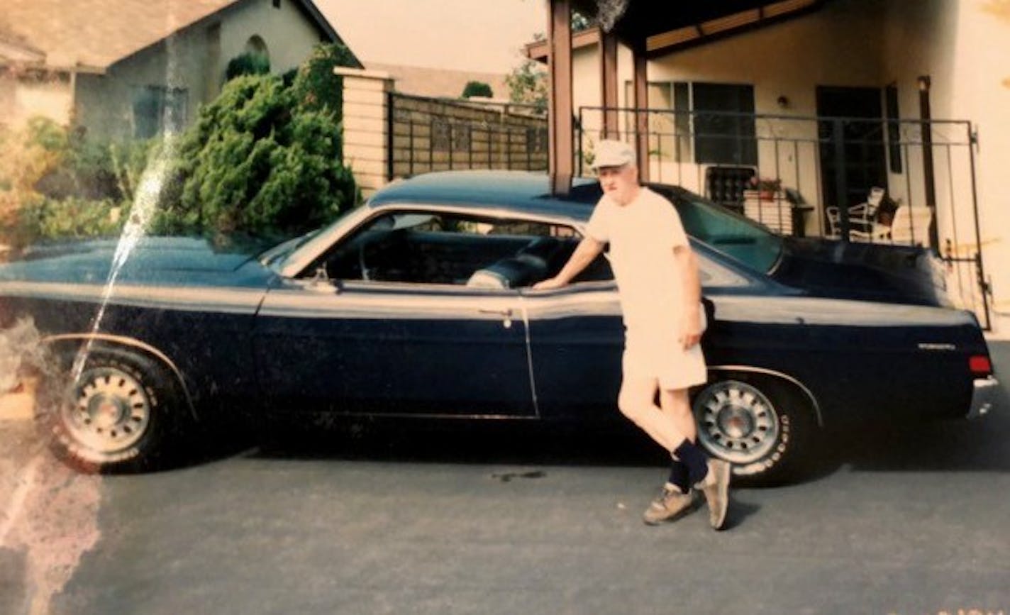 Thomas Carr Sr. with his 1968 Ford Torino in 1994. Carr later sold the car and his grandson is now hoping to find it and buy it back.