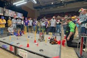Students competed in the Minnesota FIRST Tech Challenge robotics event in 2023. This year's event is Saturday at St. Paul RiverCentre.