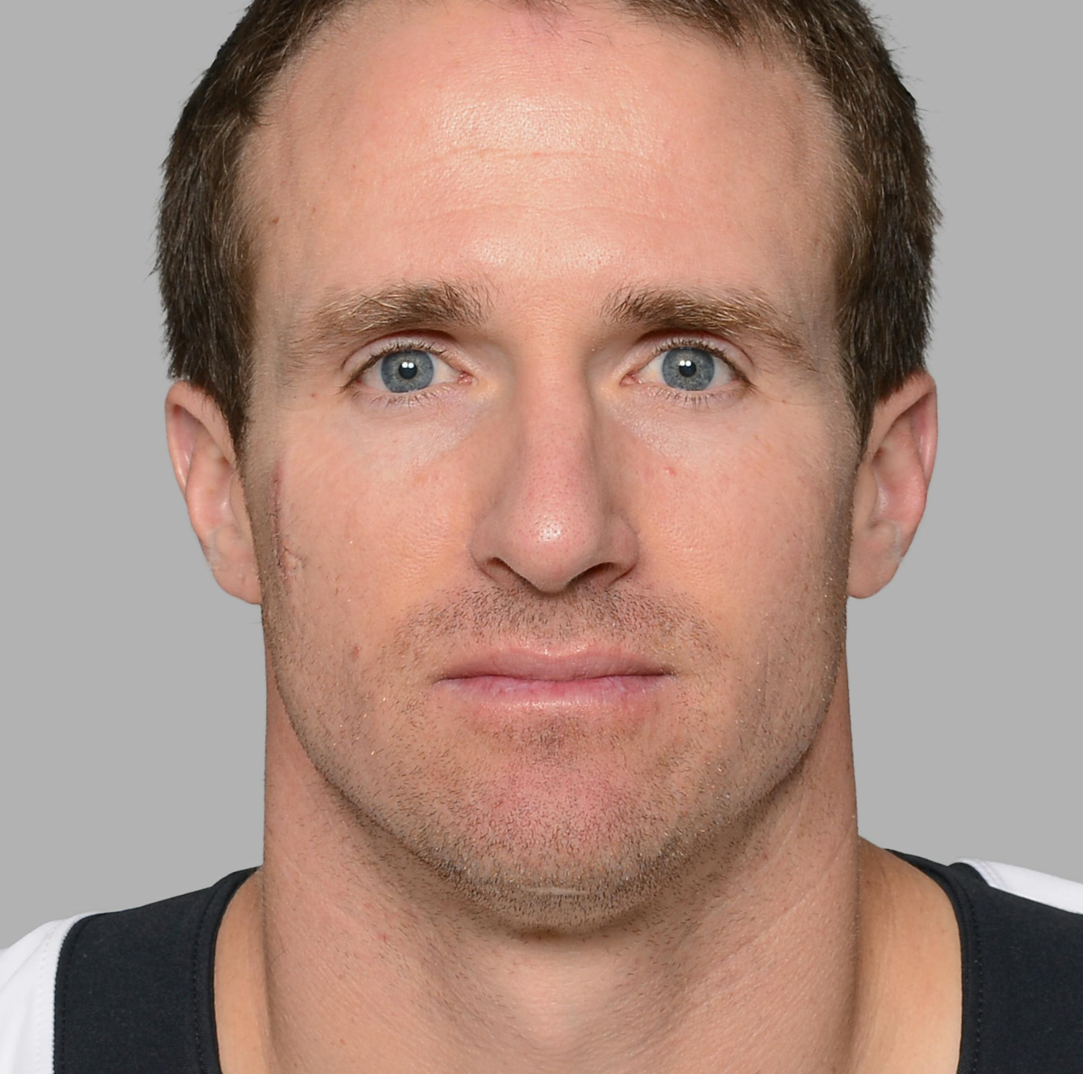This is a 2014 photo of Drew Brees of the New Orleans Saints NFL football team. This image reflects the New Orleans Saints active roster as of Tuesday, June 10, 2014 when this image was taken. (AP Photo) ORG XMIT: NFLHS14
