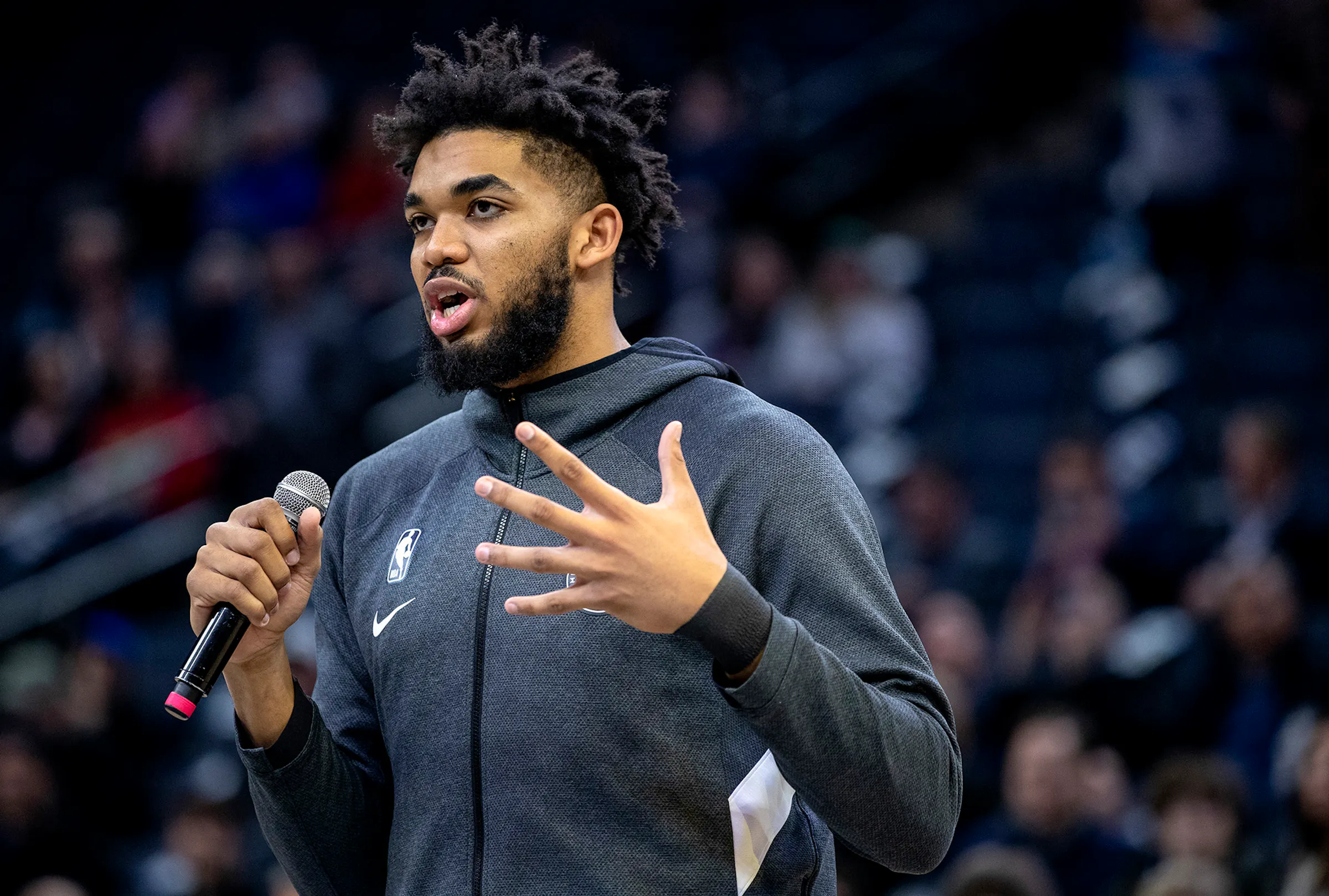 Towns upgraded from 'out' to 'doubtful' for tonight's Wolves game