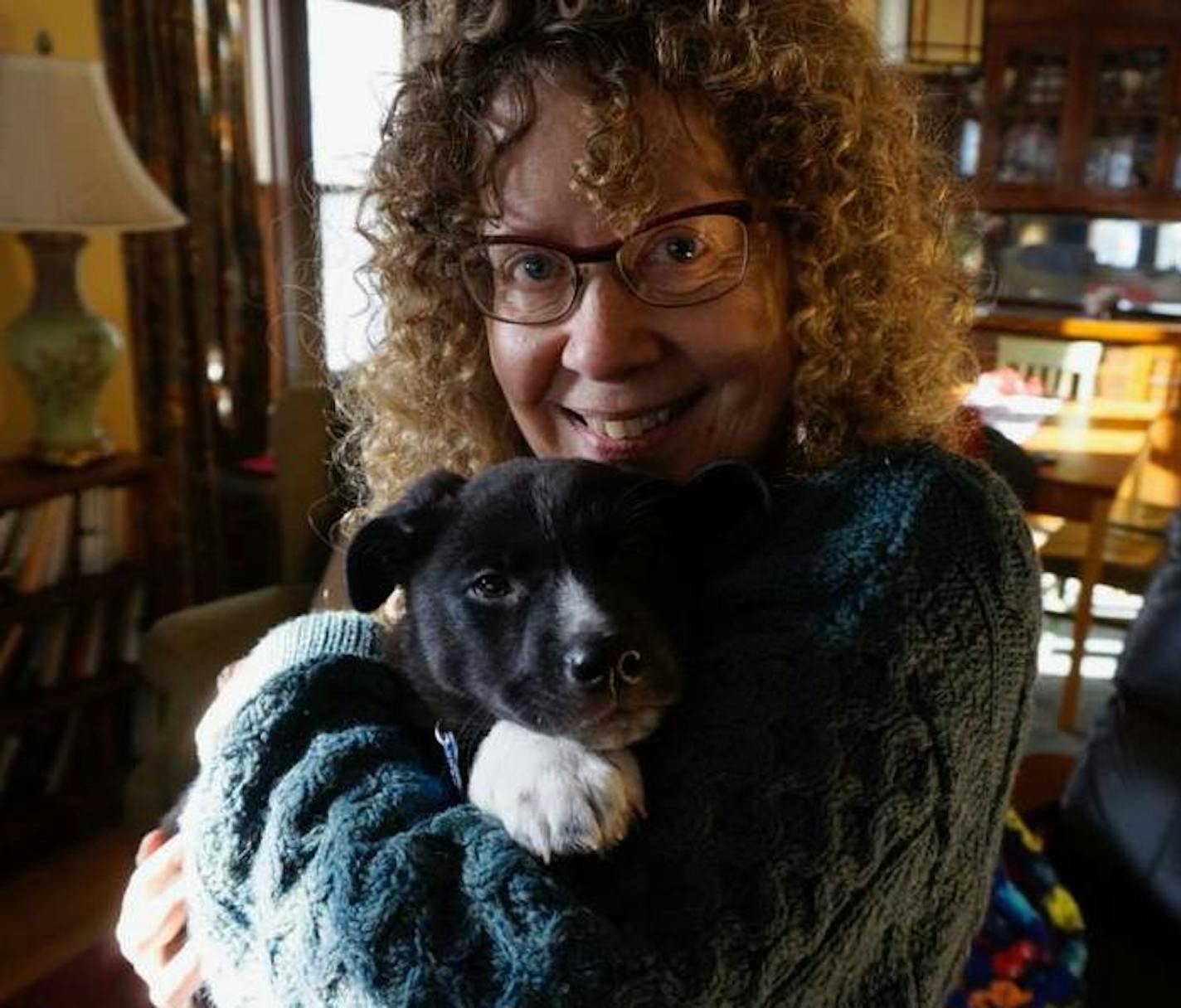 Angus and Laurie Hertzel on the afternoon they met.