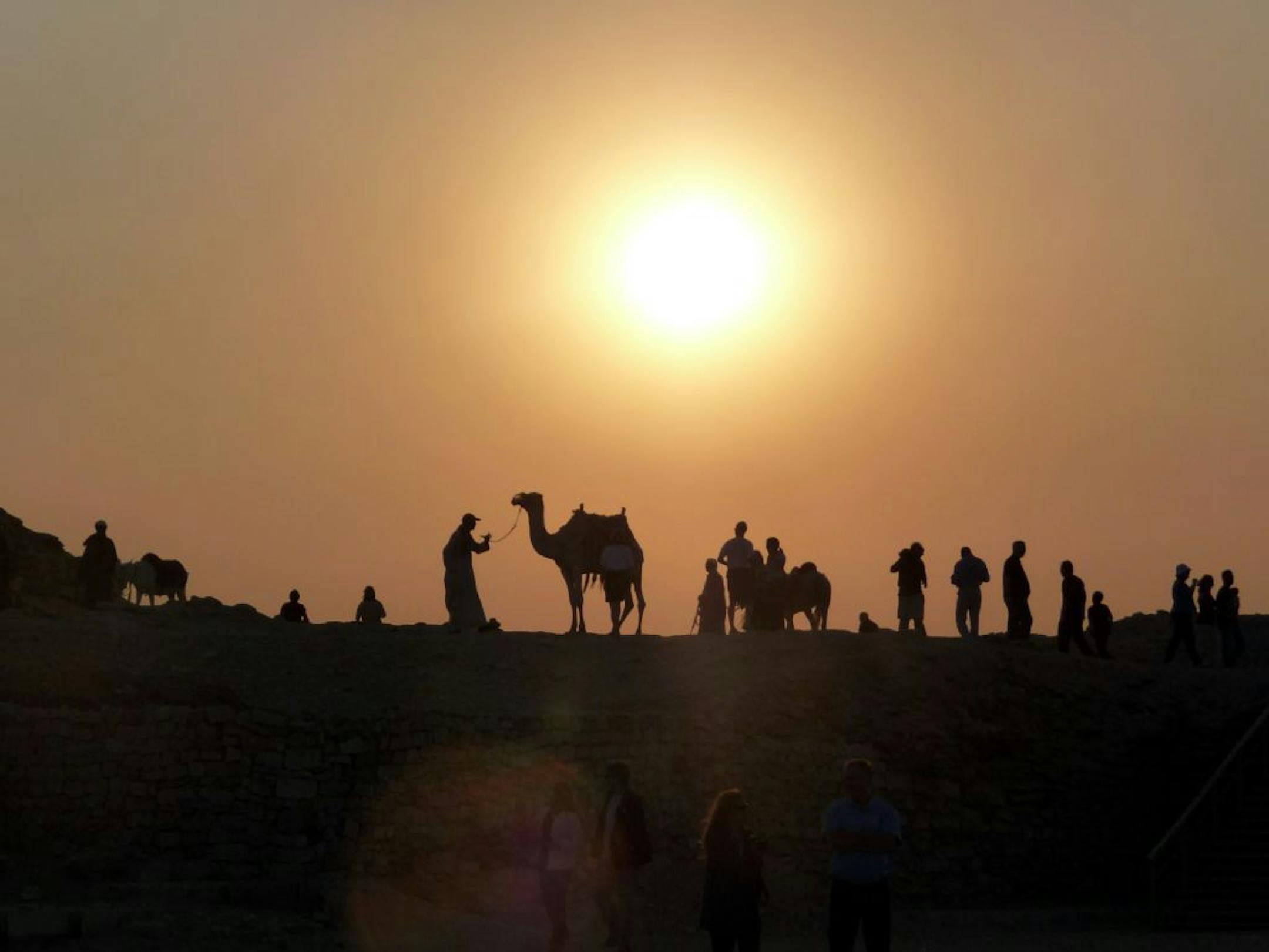 Photo taken near the Saqqara Step Pyramid in Egypt.